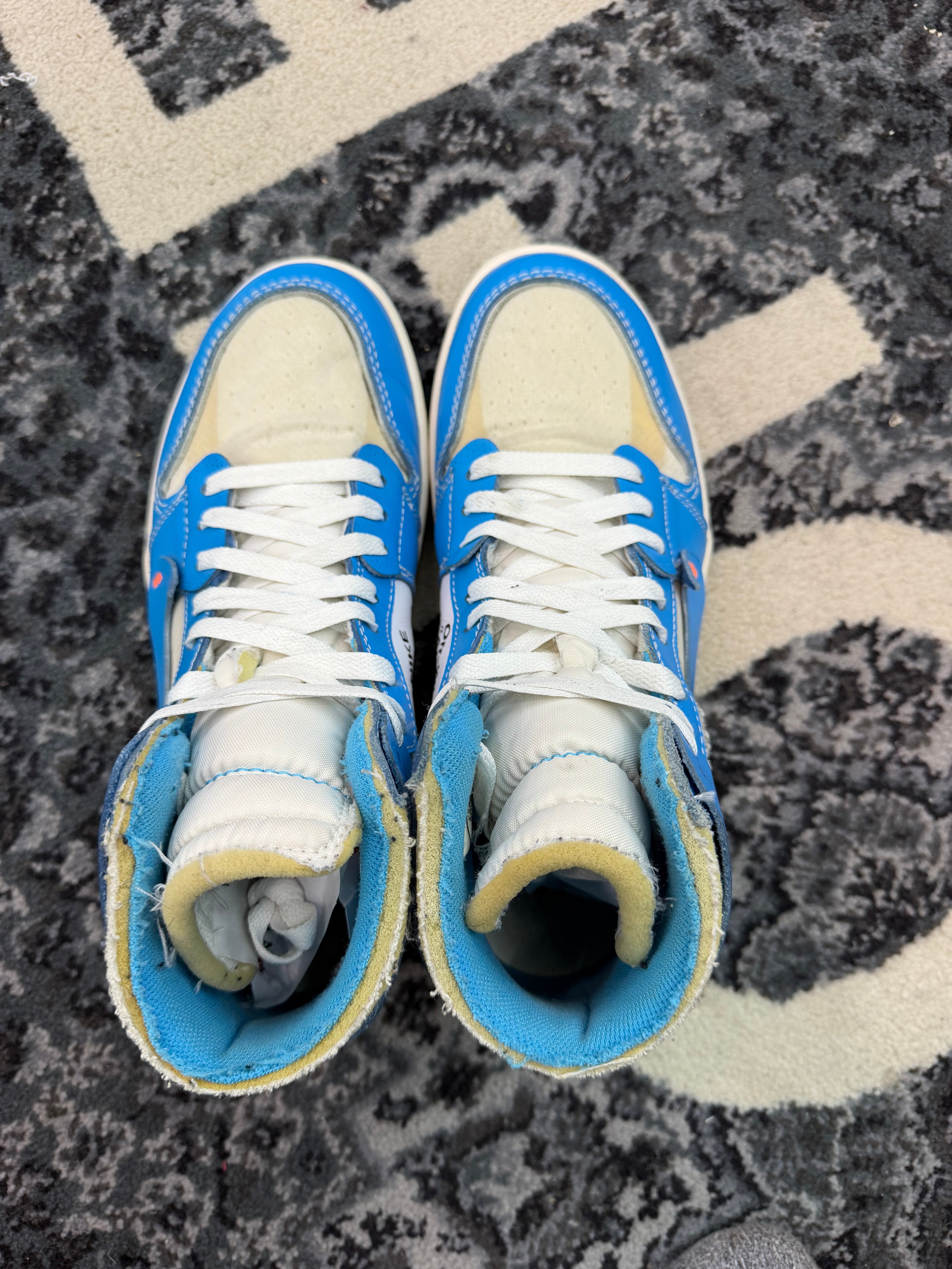 Jordan 1 High x Off White “University Blue”