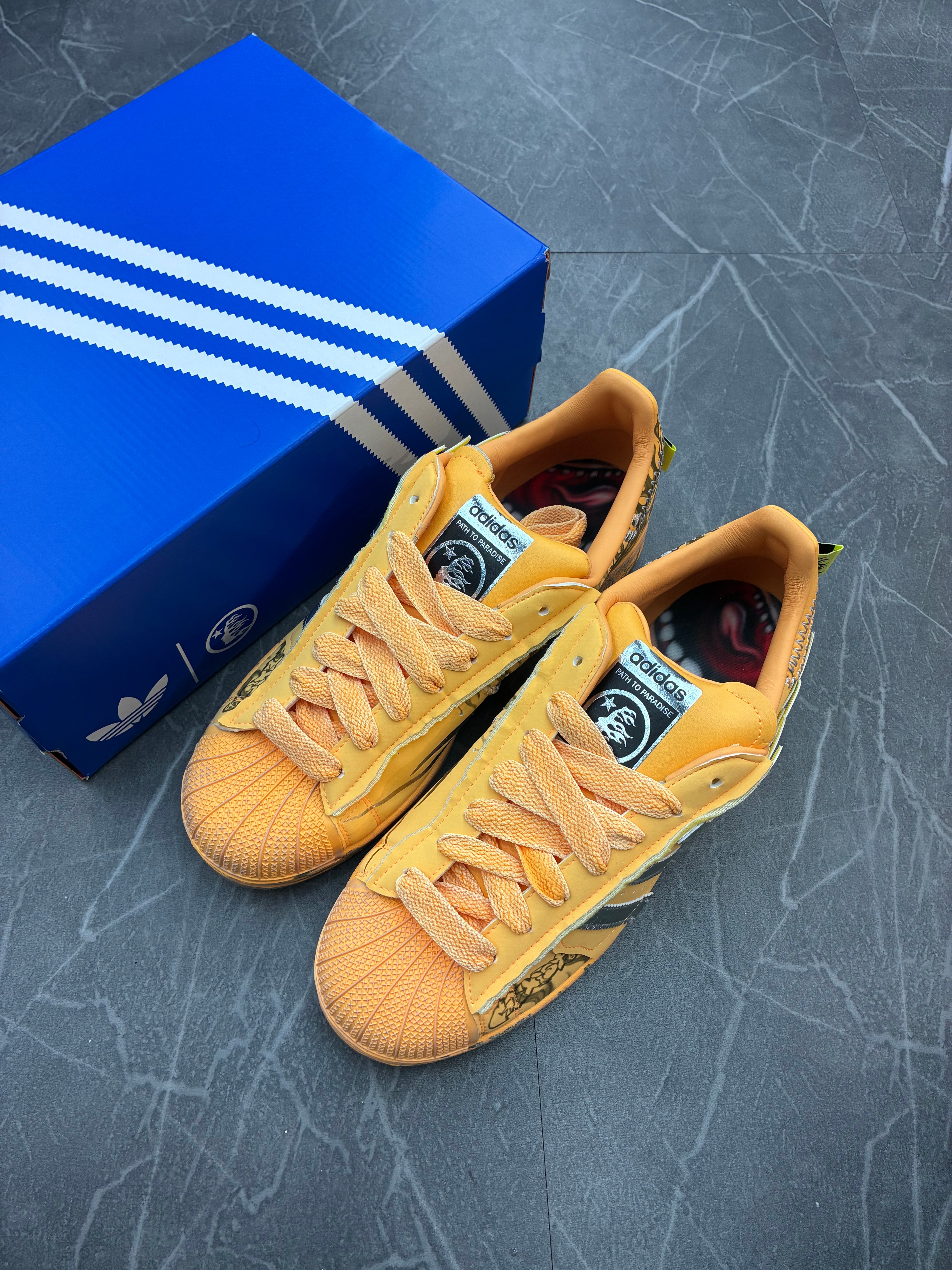 Adidas Superstar “Hellstar Hazy Orange”