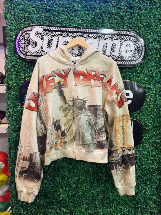 Vale Forever NYC Zip Up White