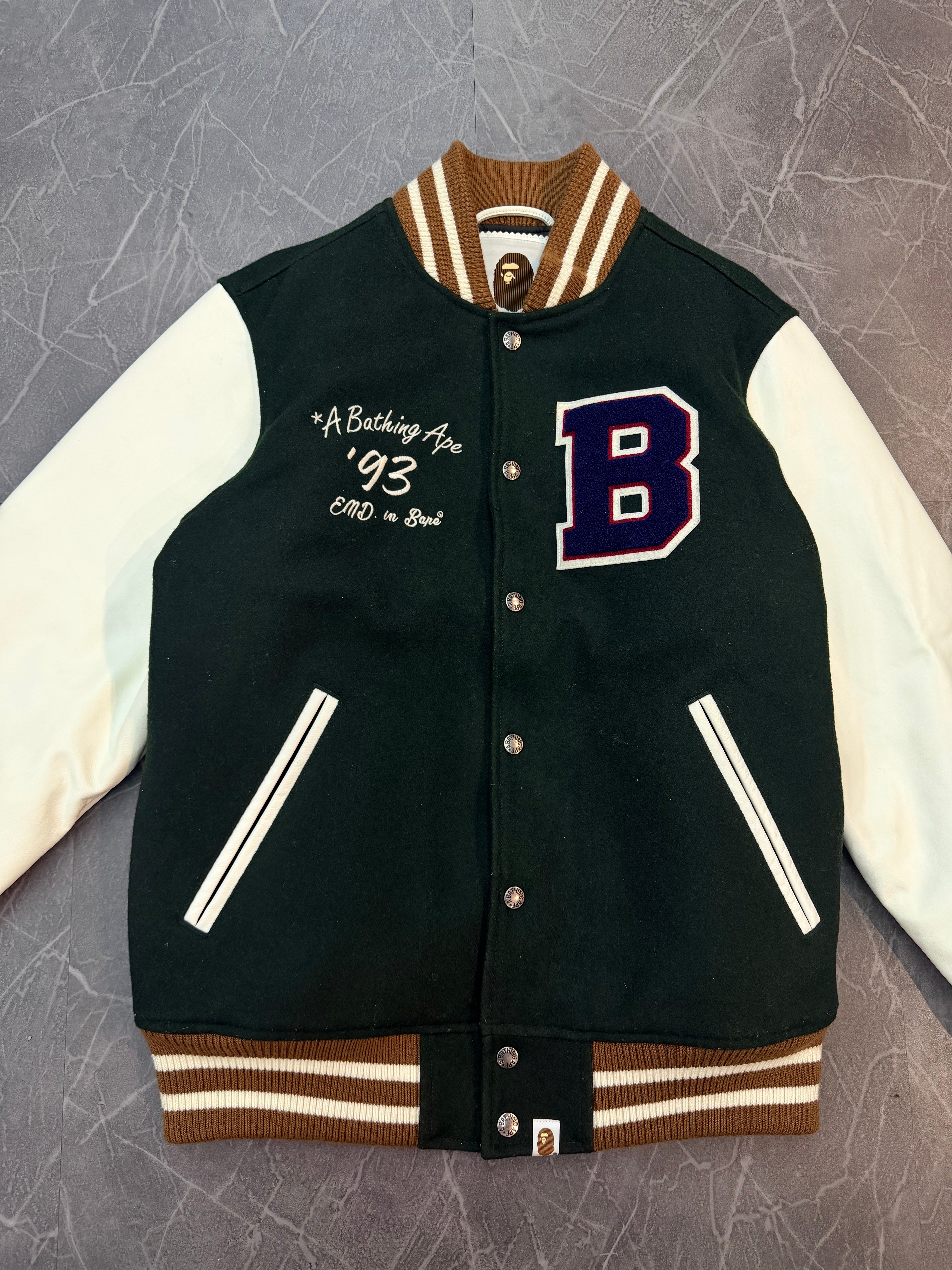 BAPE x END Varsity Jacket