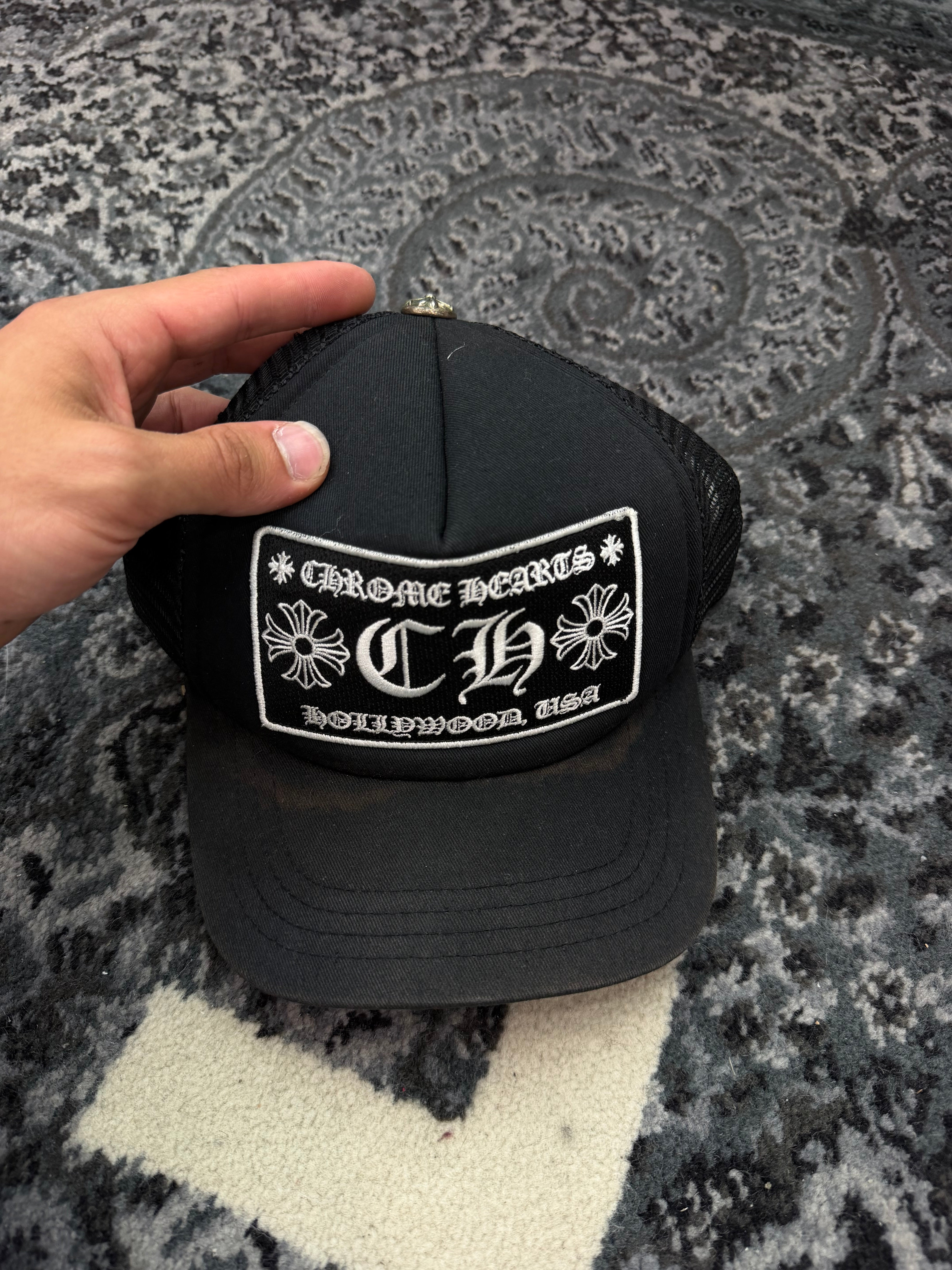 Chrome Hearts Hollywood Trucker Hat “Black”