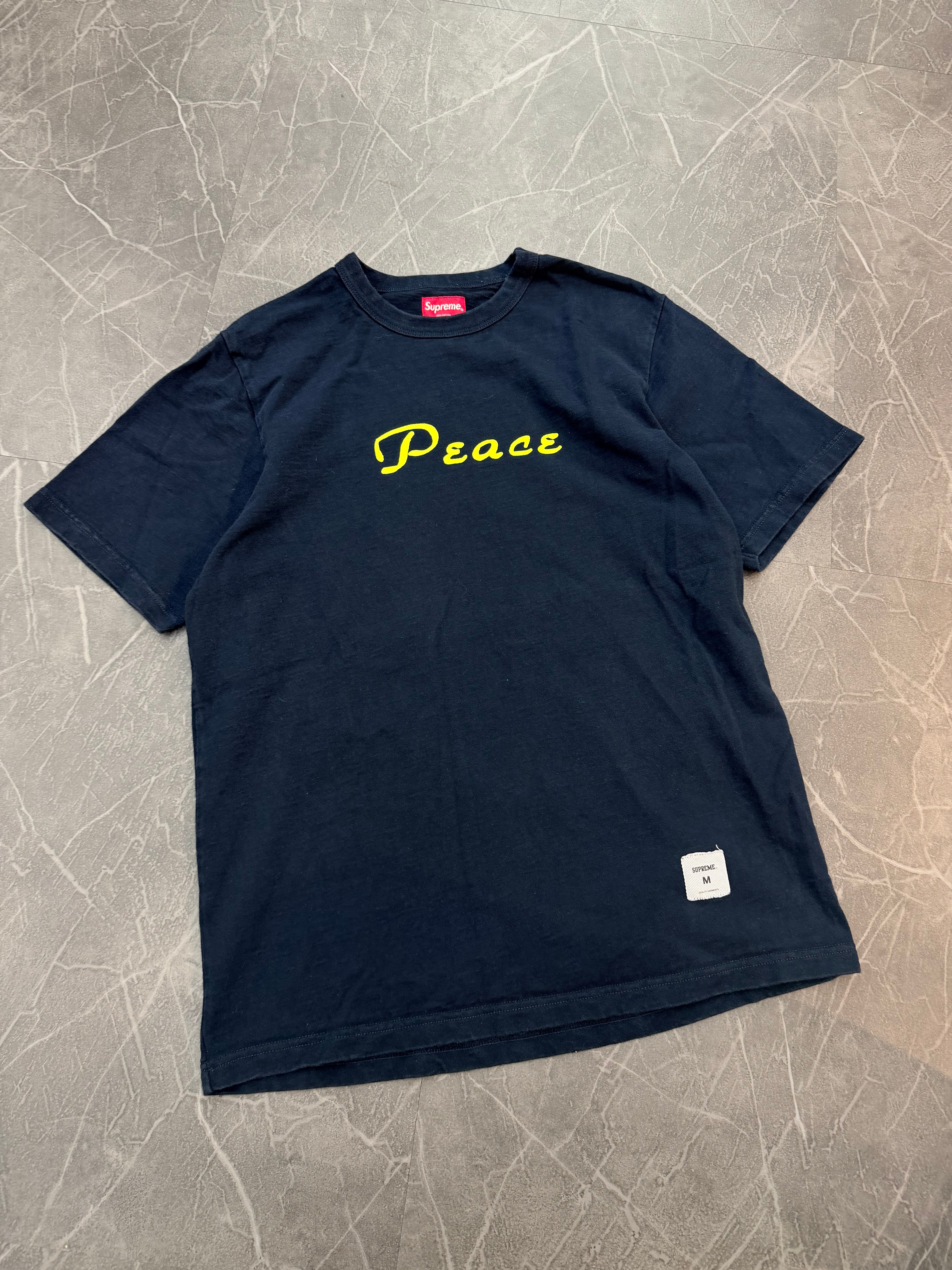Supreme Tee “Peace” Navy
