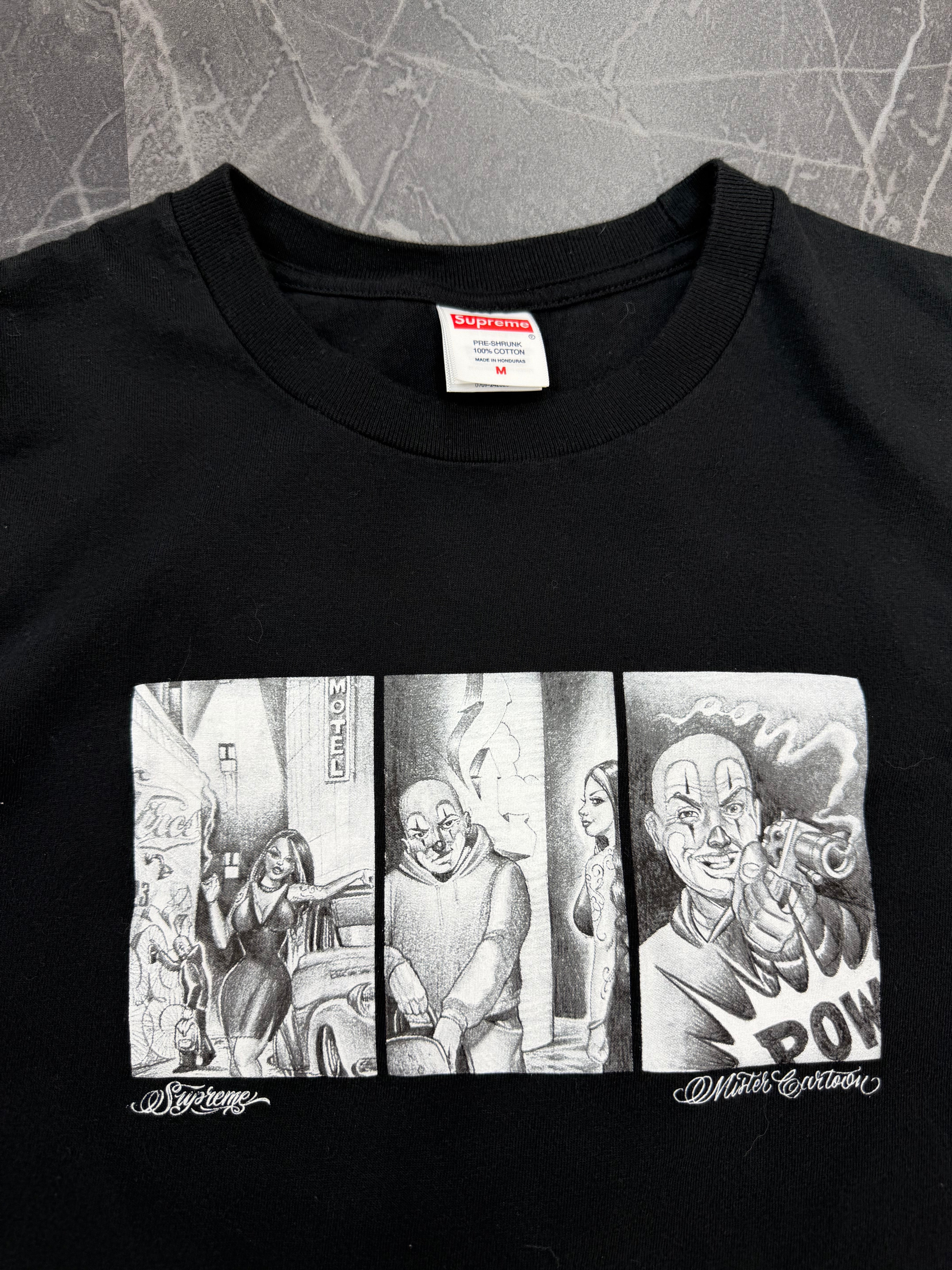 Supreme Mister Cartoon POW Tee “Black”