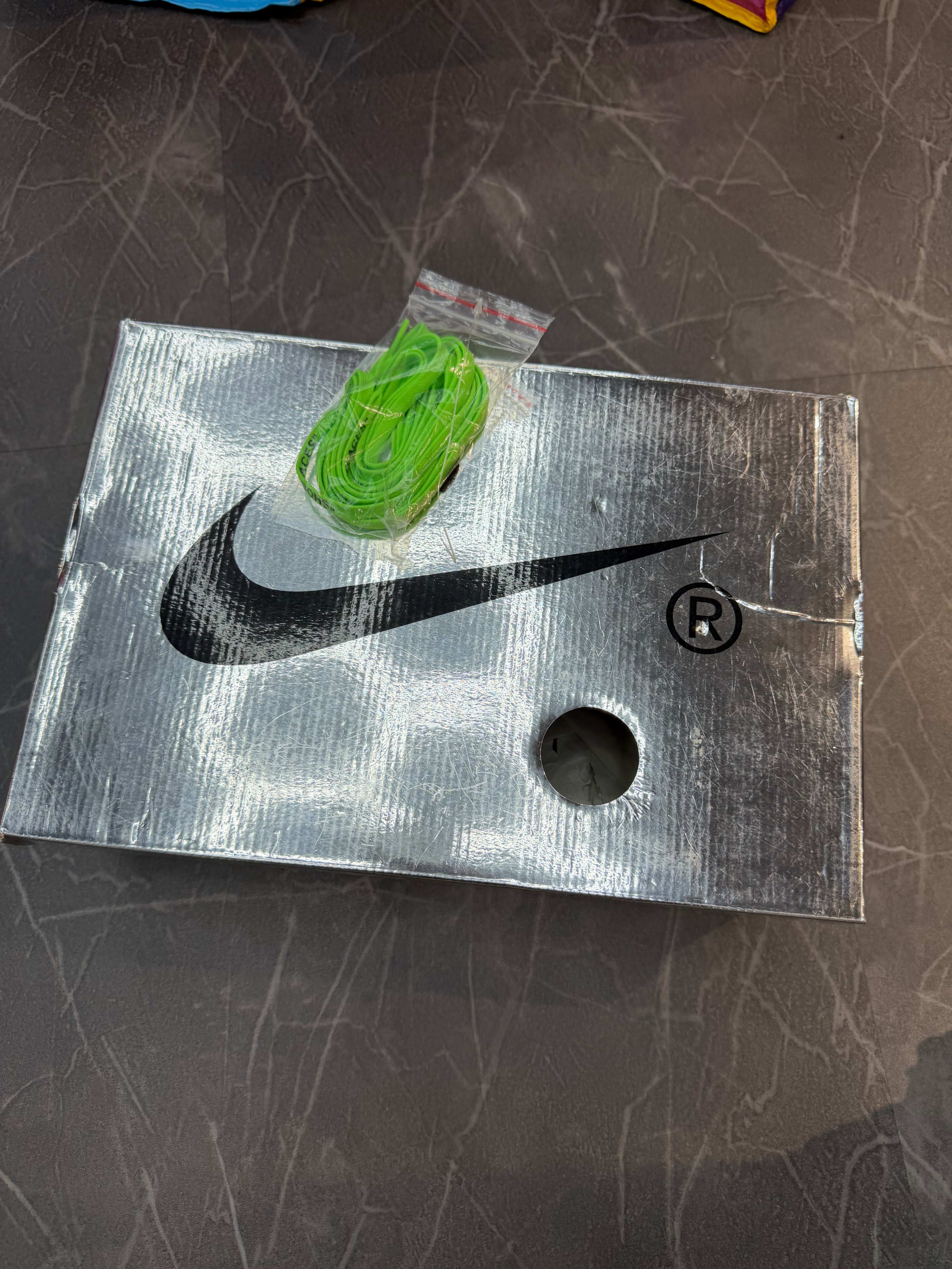 Nike Off White Rubber Dunk “Green Strike”
