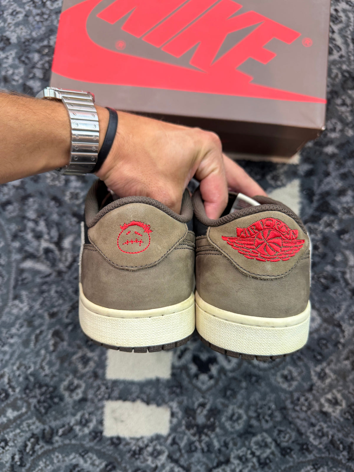 Jordan 1 Low Travis Scott “Mocha” (Size 10.5) - Image 4