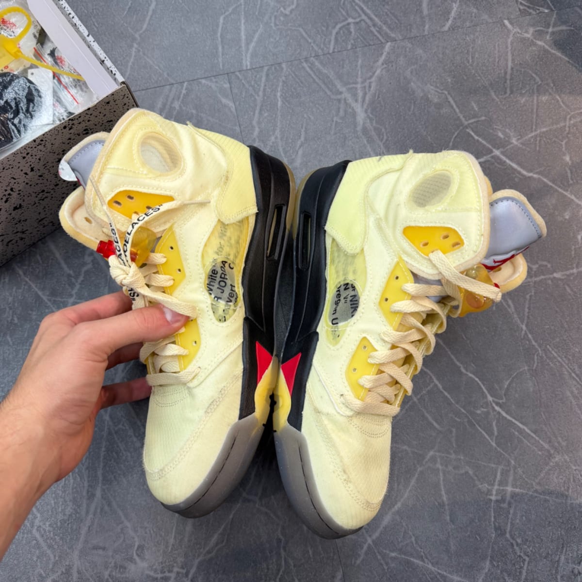 Jordan 5 Retro Off-White Sail - Image 4