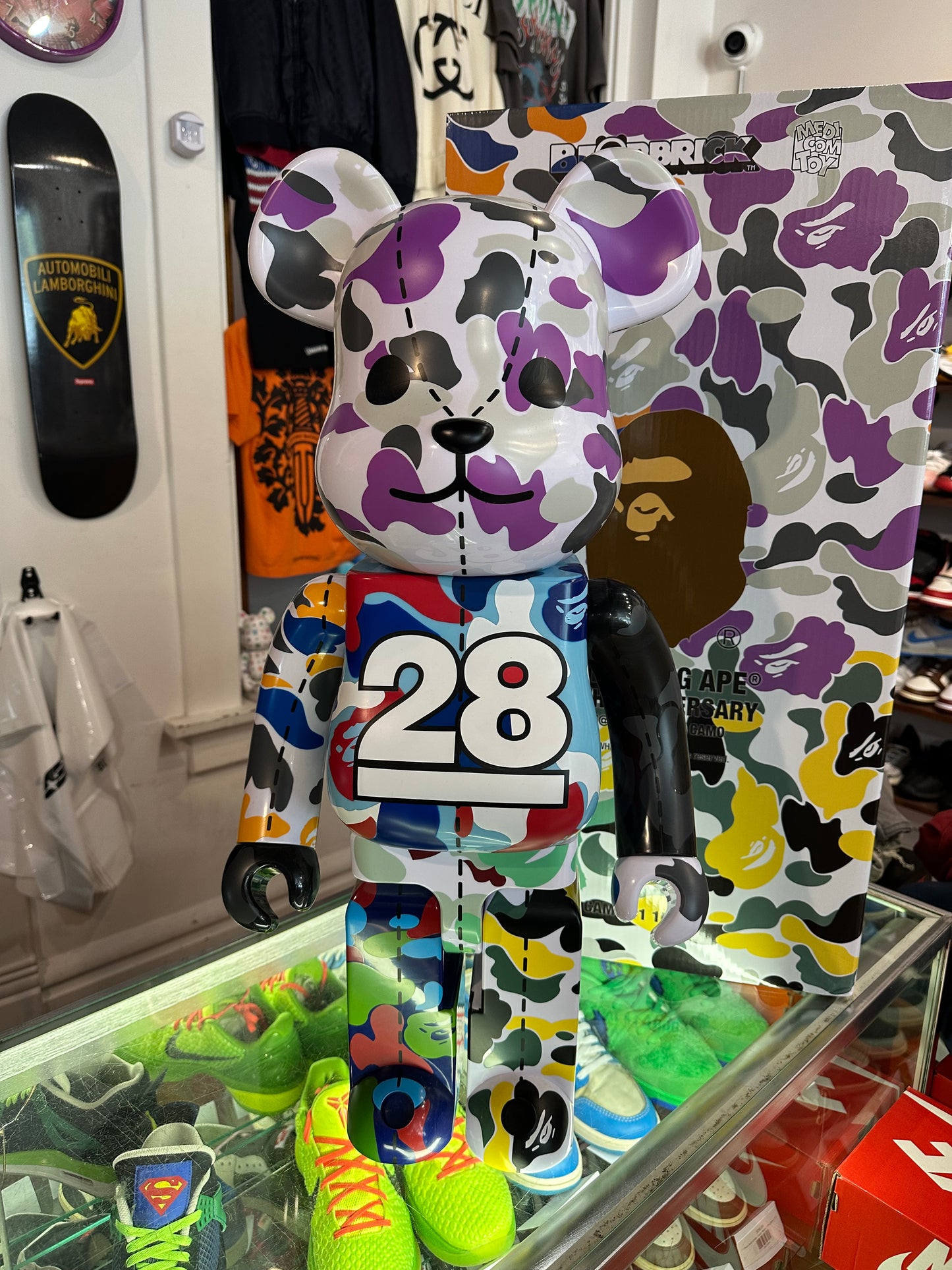 Bearbrick 1000% x BAPE 28th Anniversary #1
