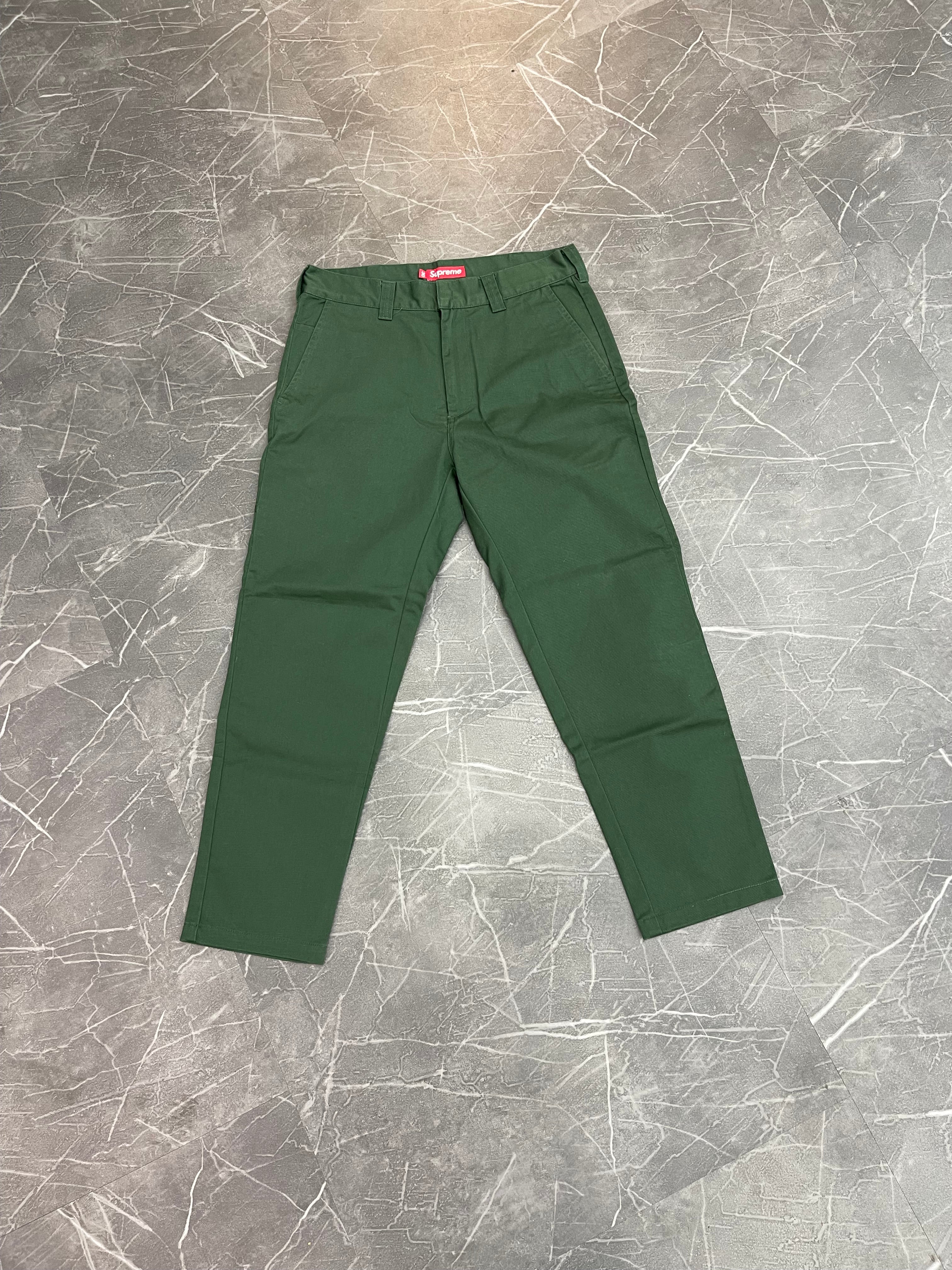 Supreme Green Work Pant (30)