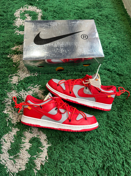 Nike Dunk Low Off White “University Red”