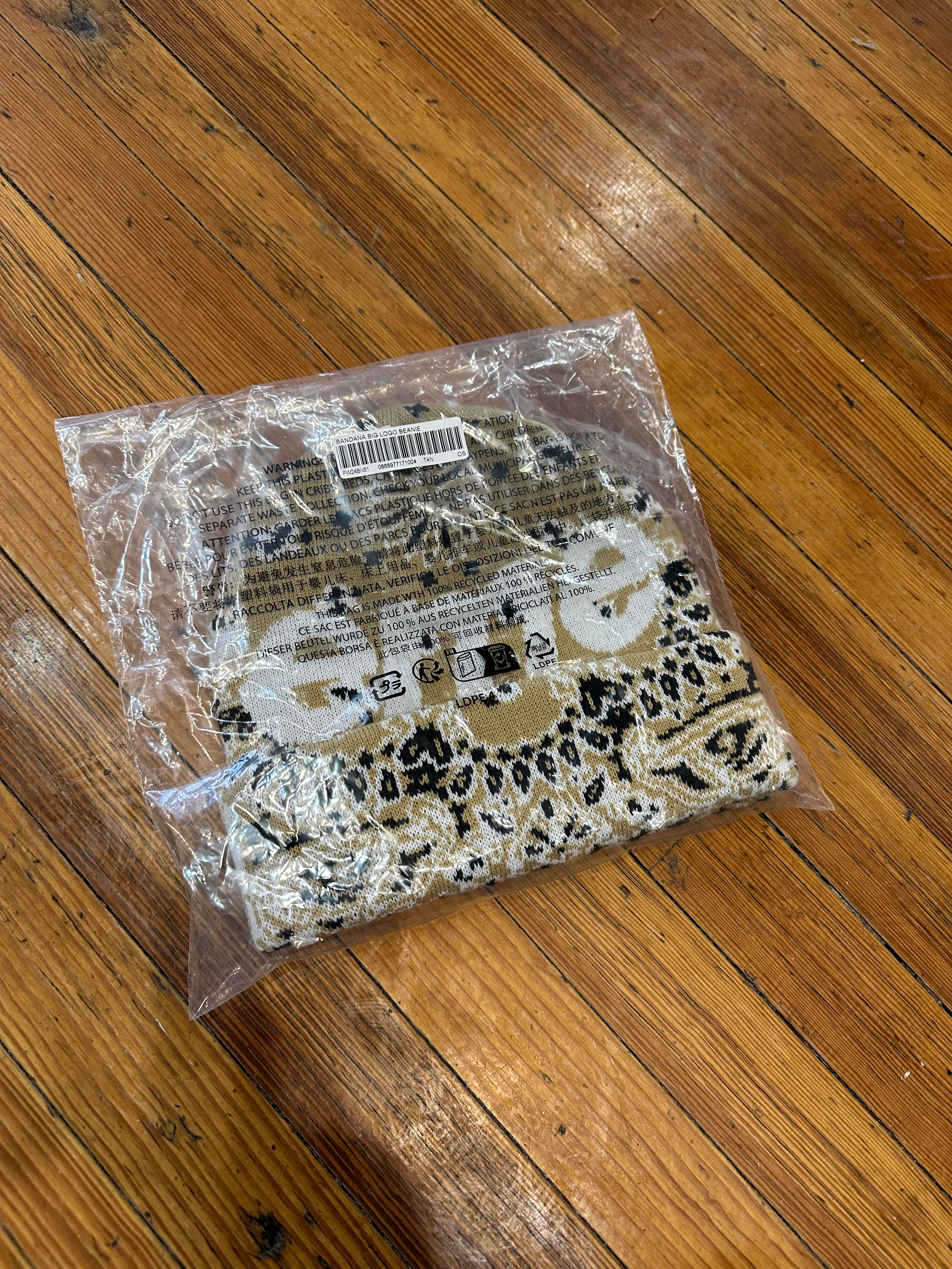 Supreme Beanie Bandana “Tan”