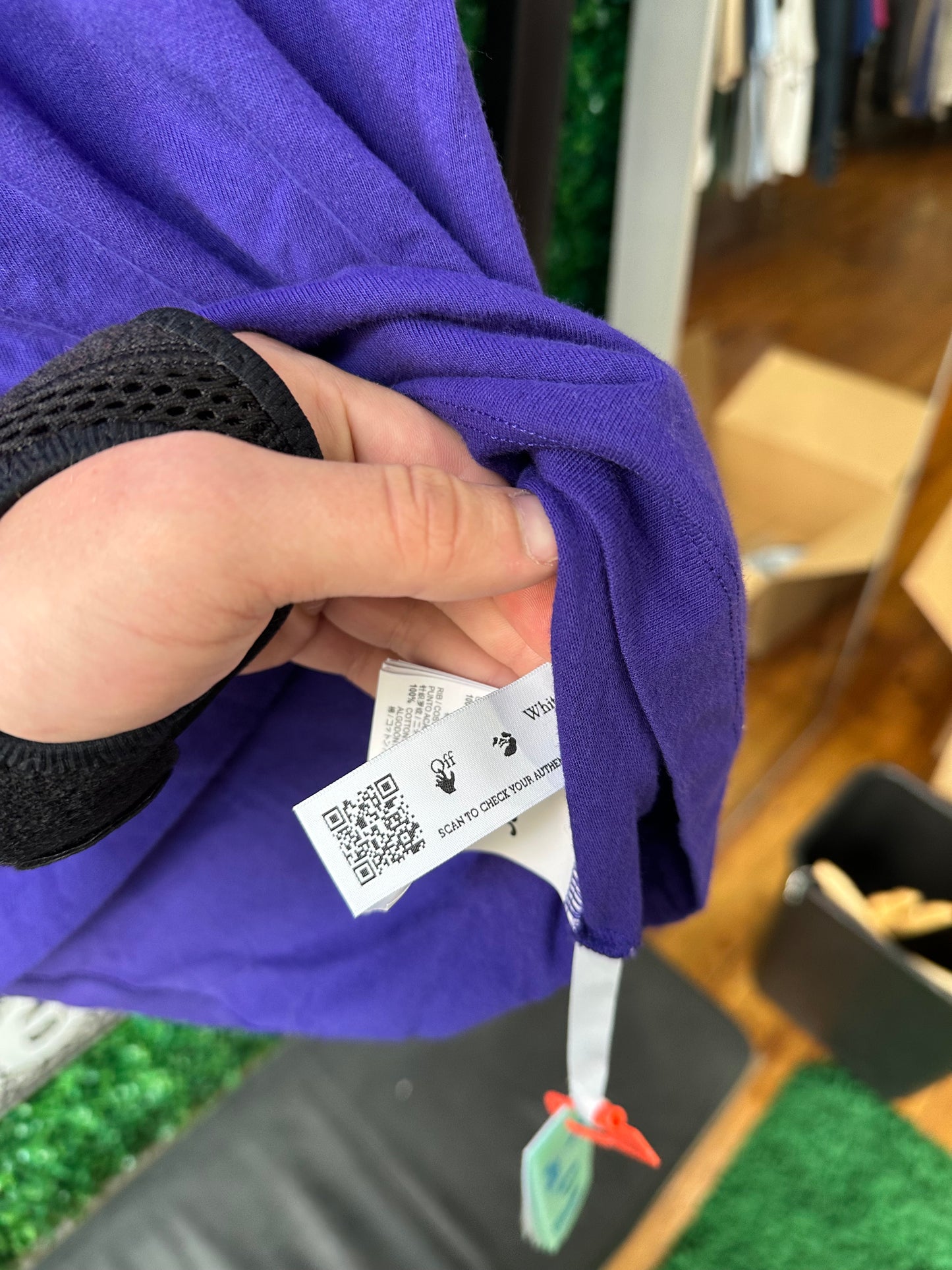 Off-White Opposite Arrow Tee “Purple”