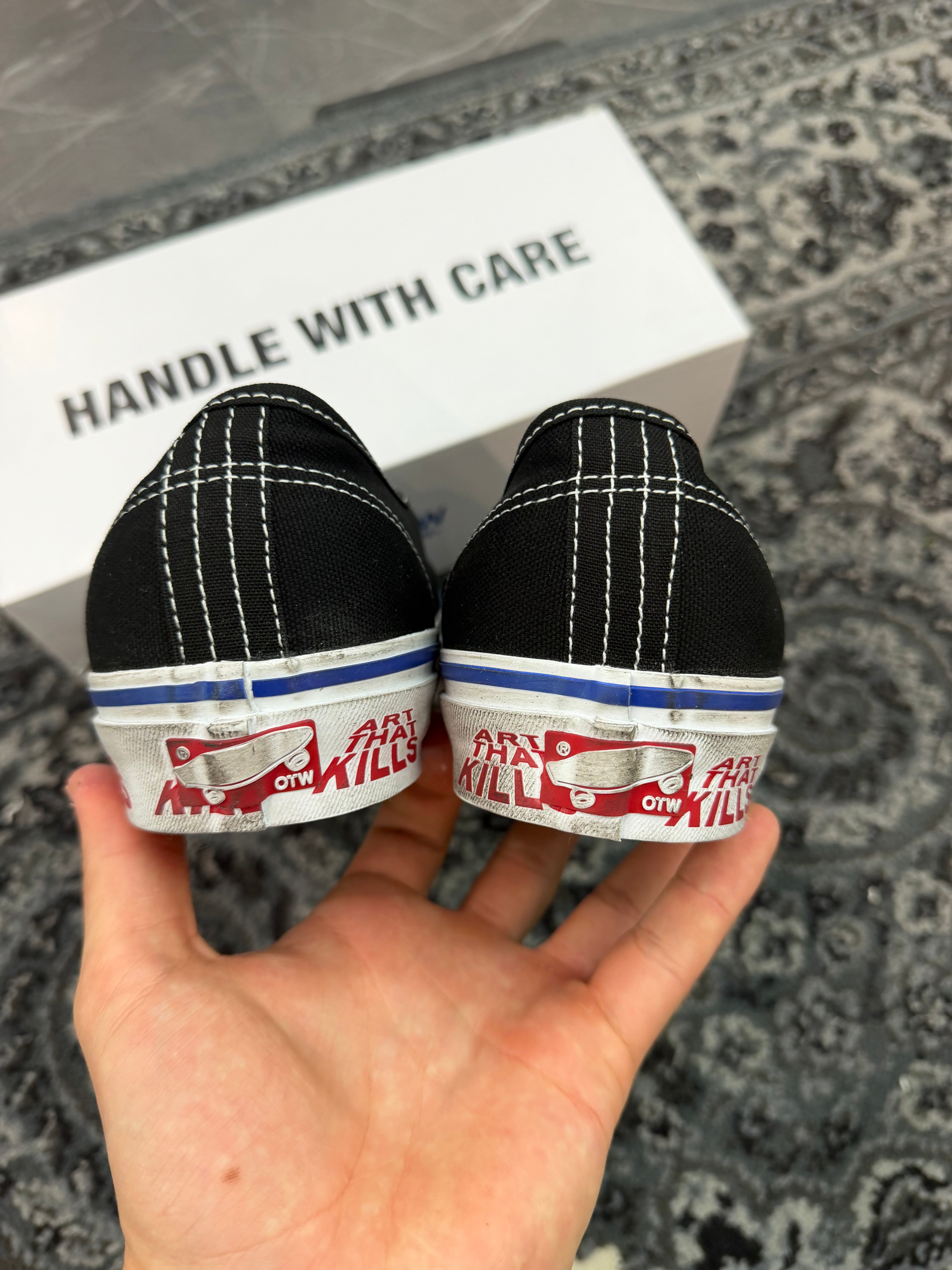 Vans Authentic x Gallery Dept. “Art That Kills Black”