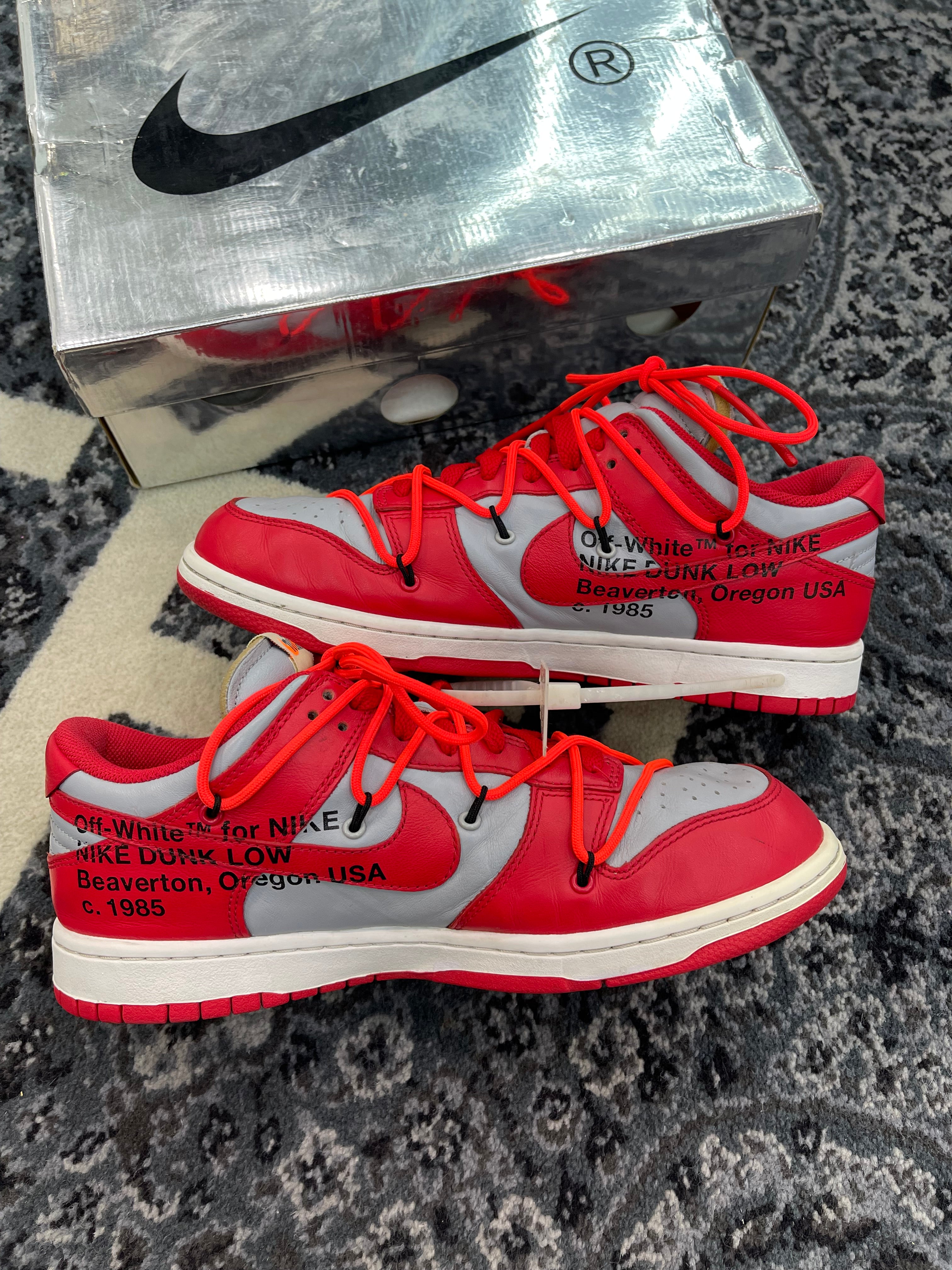 Nike Dunk Off-White “University Red”