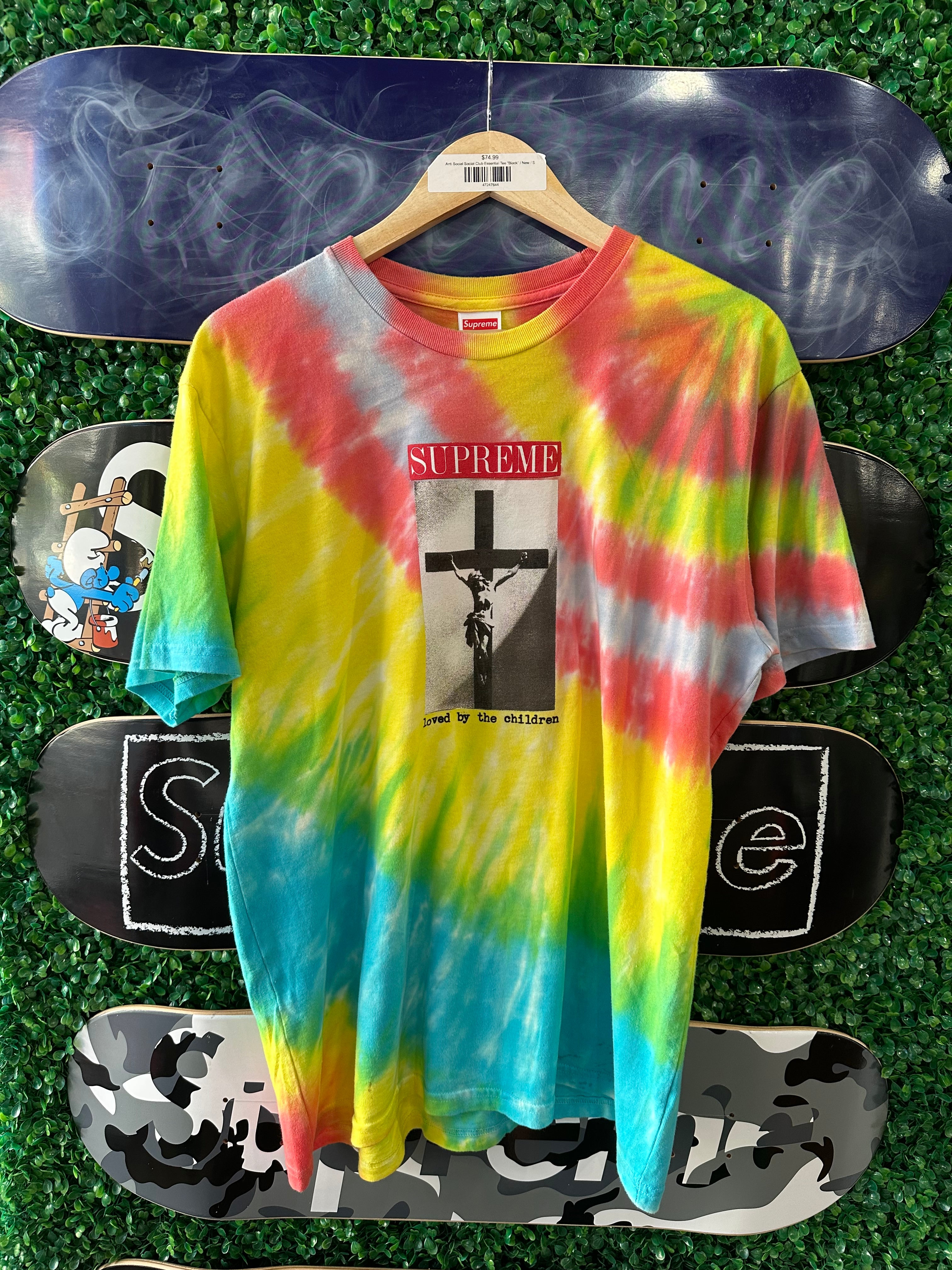 Supreme Tee “Loved by the children” Tie Dye