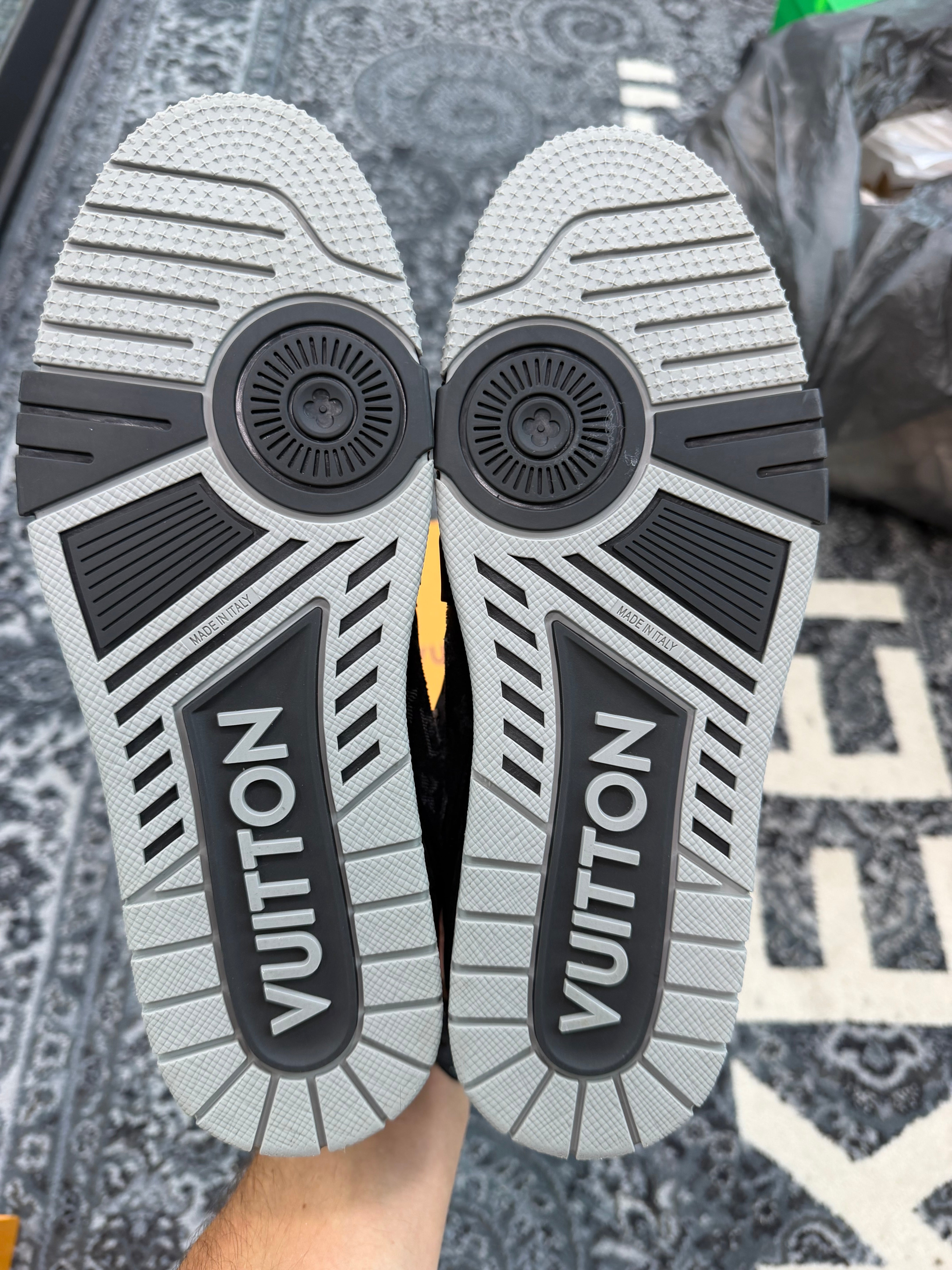 Louis Vuitton Trainer “Black Monogram Denim”