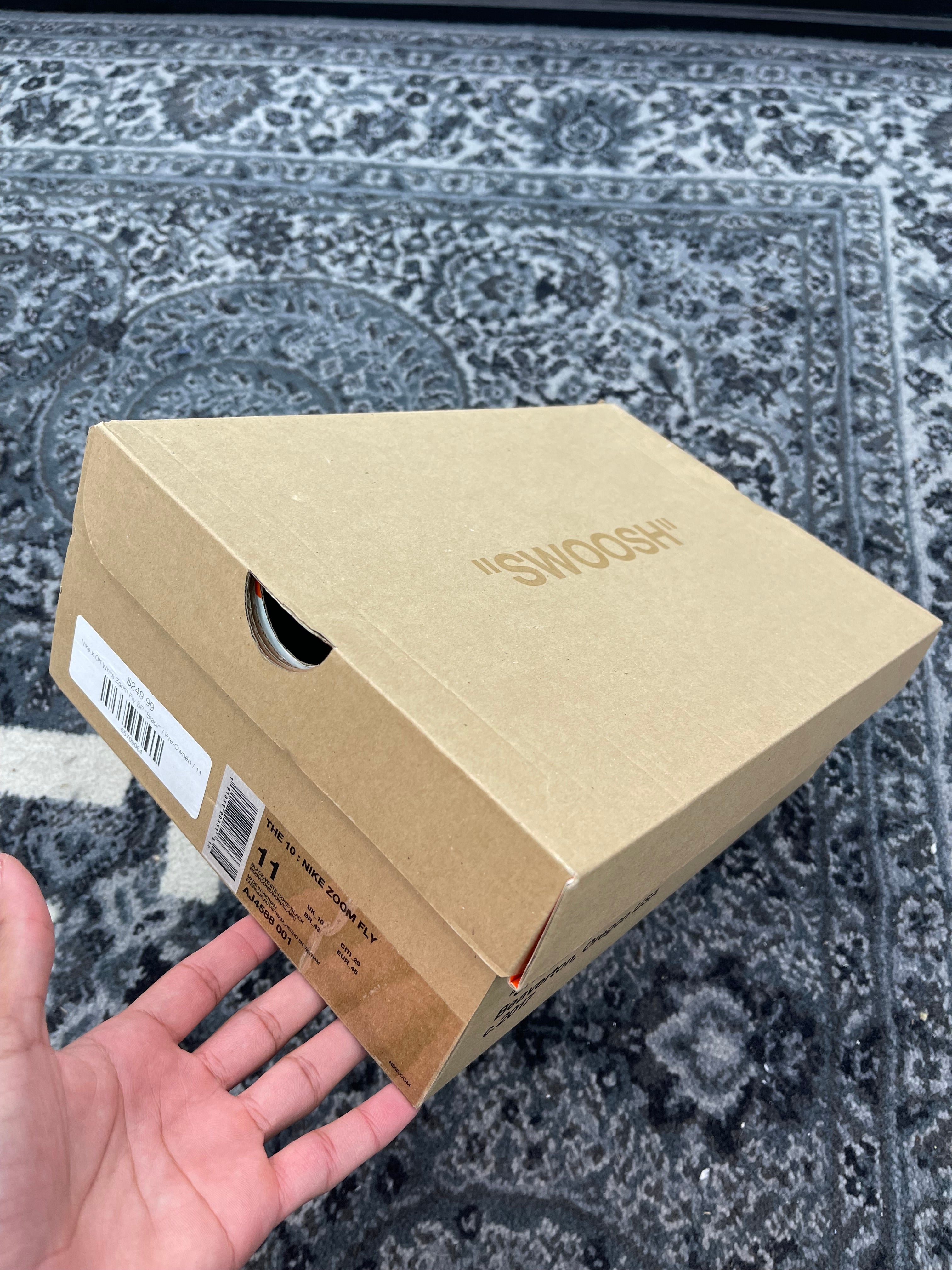 Nike Zoom Fly x Off-White “Black Silver”