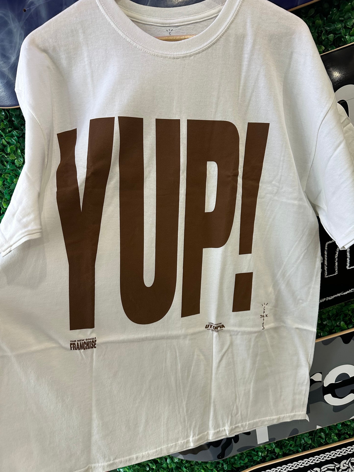 Travis Scott Franchise Promo Tee “YUP”