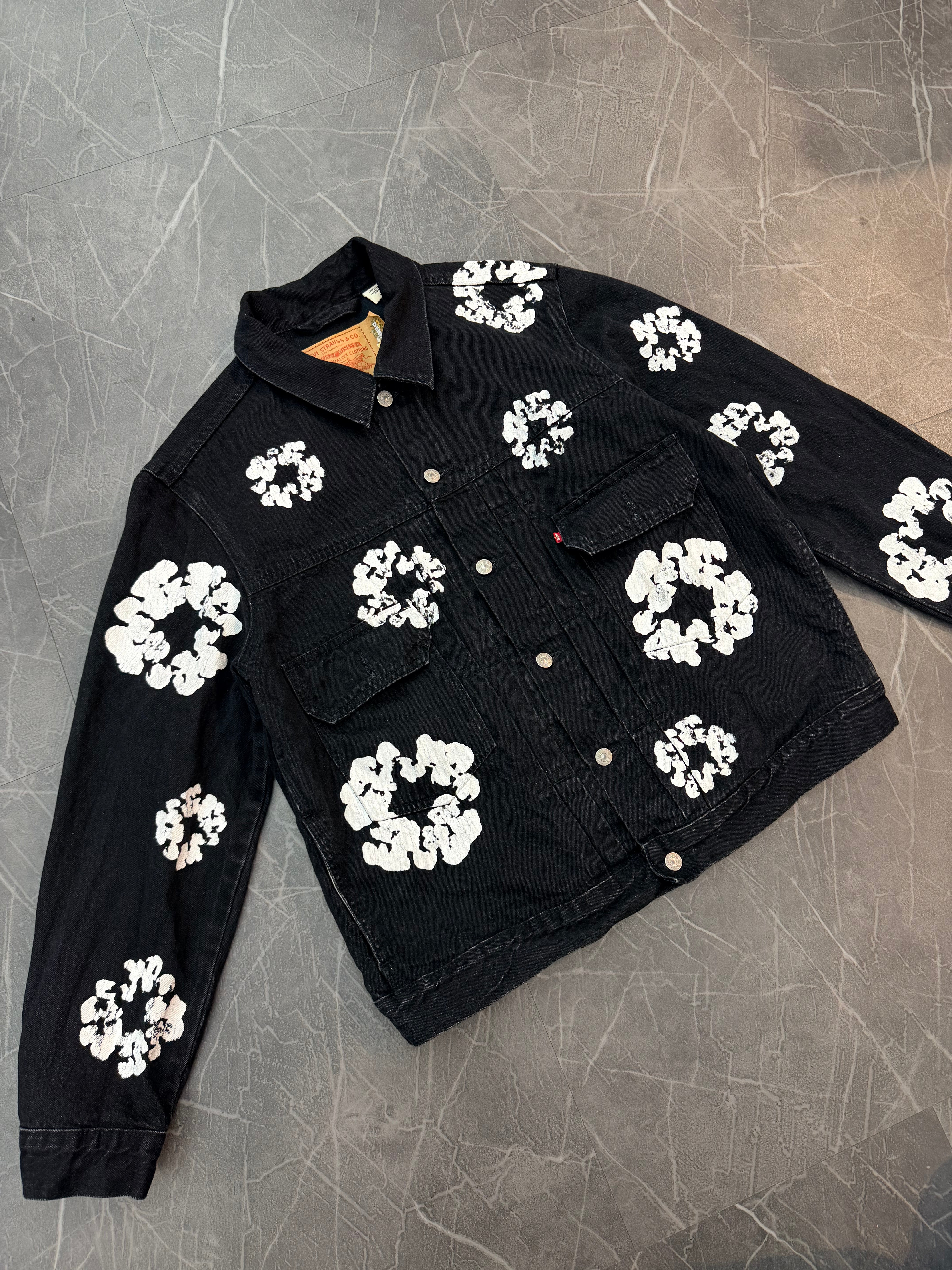Denim Tears Cotton Wreath Jacket “Black”