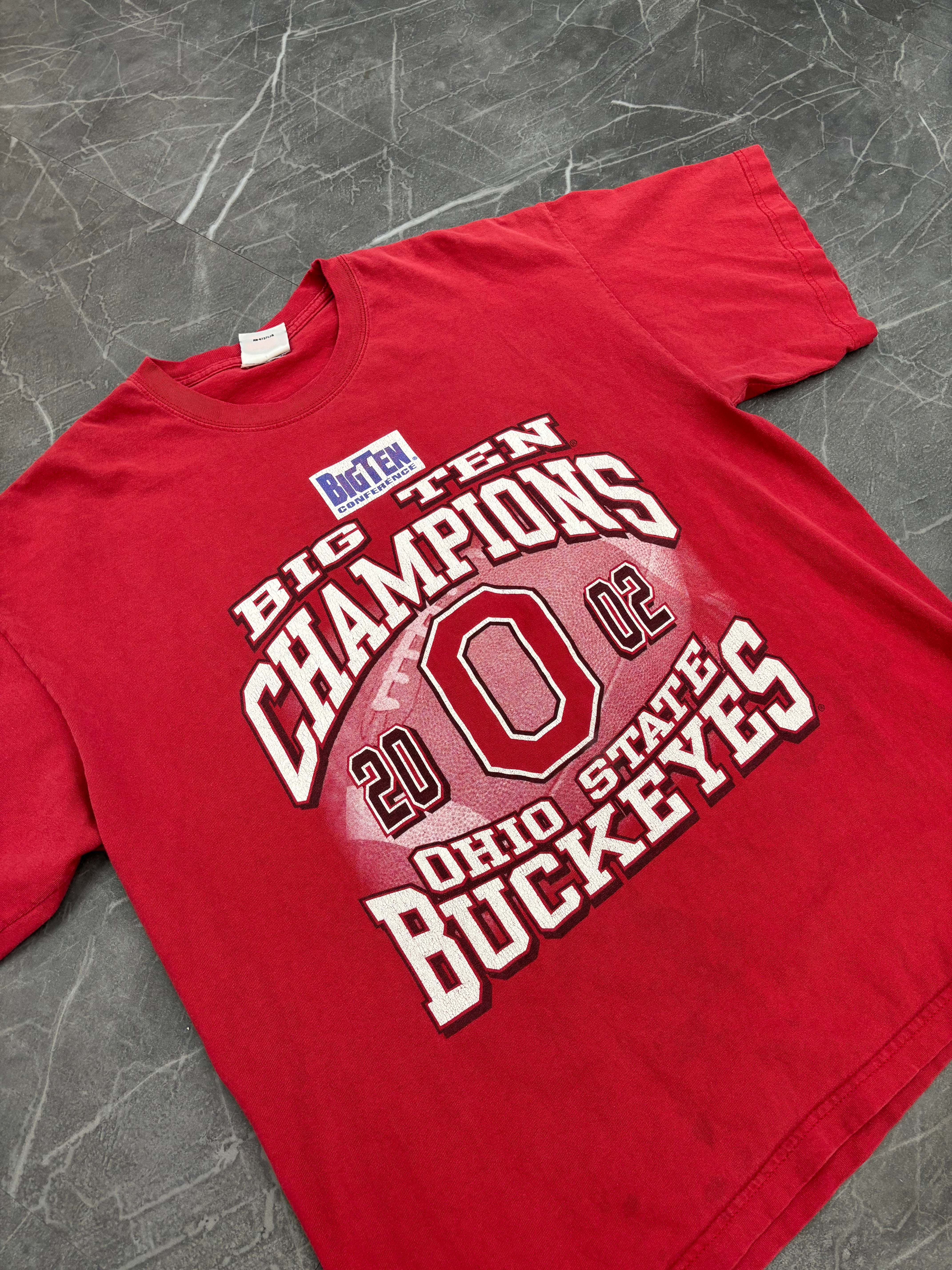 2002 Ohio State Big 10 Champions Tee (XL)