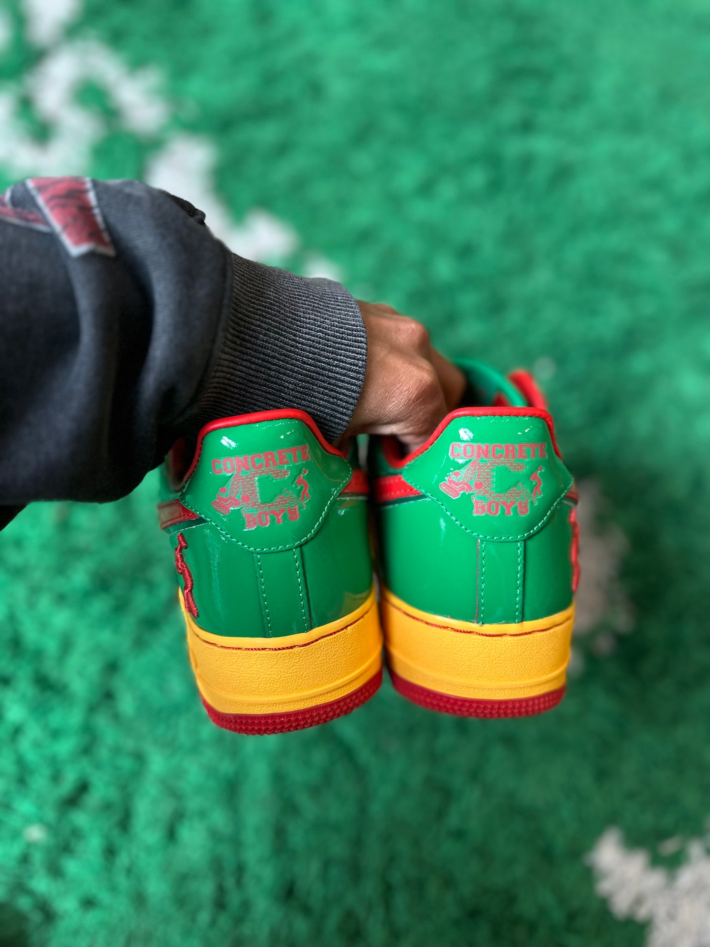 Nike Air Force 1 Low x Lil Yatchy “Concrete Boys Lucky Green”