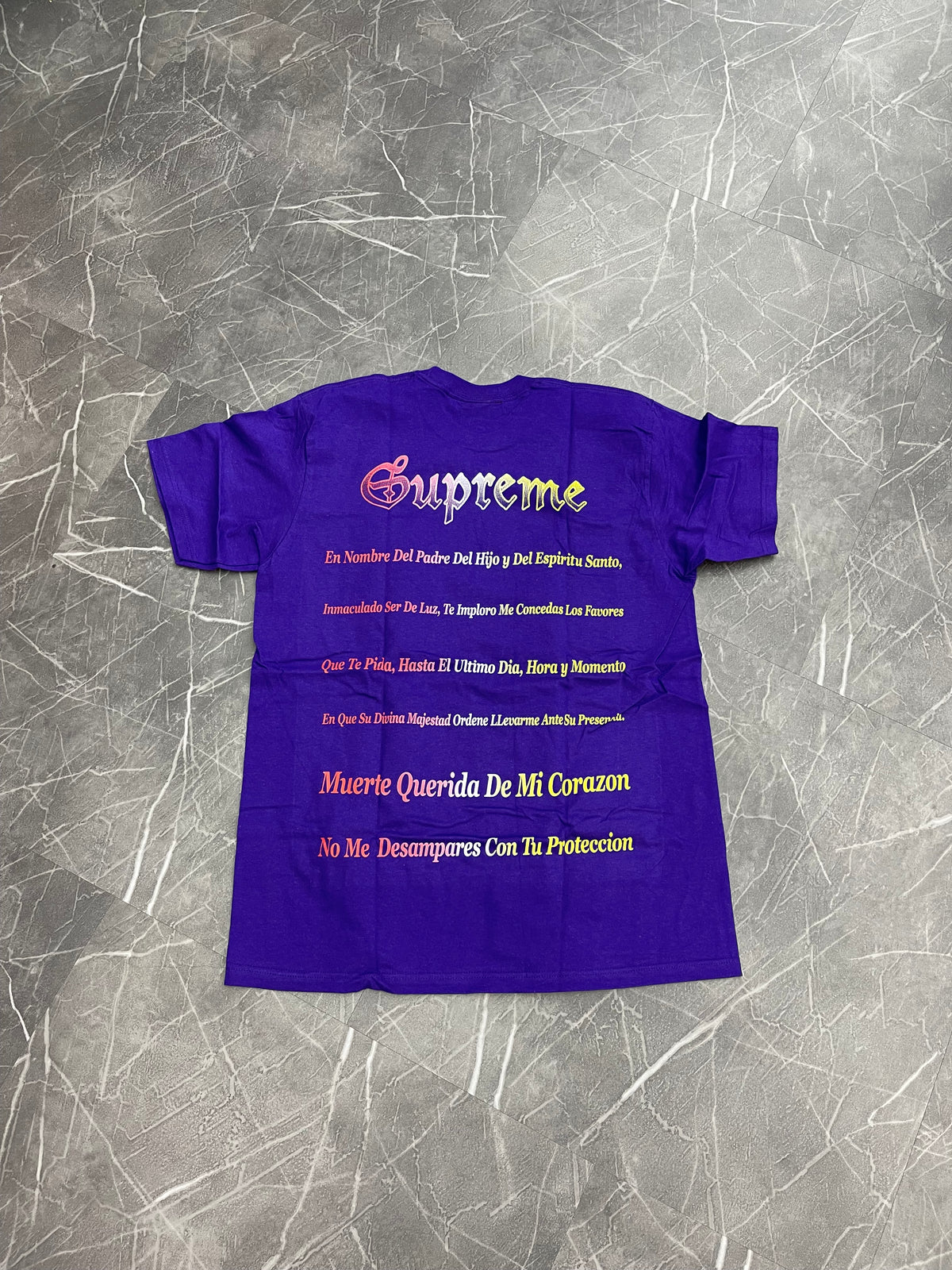 Supreme Grim Reaper Tee Purple