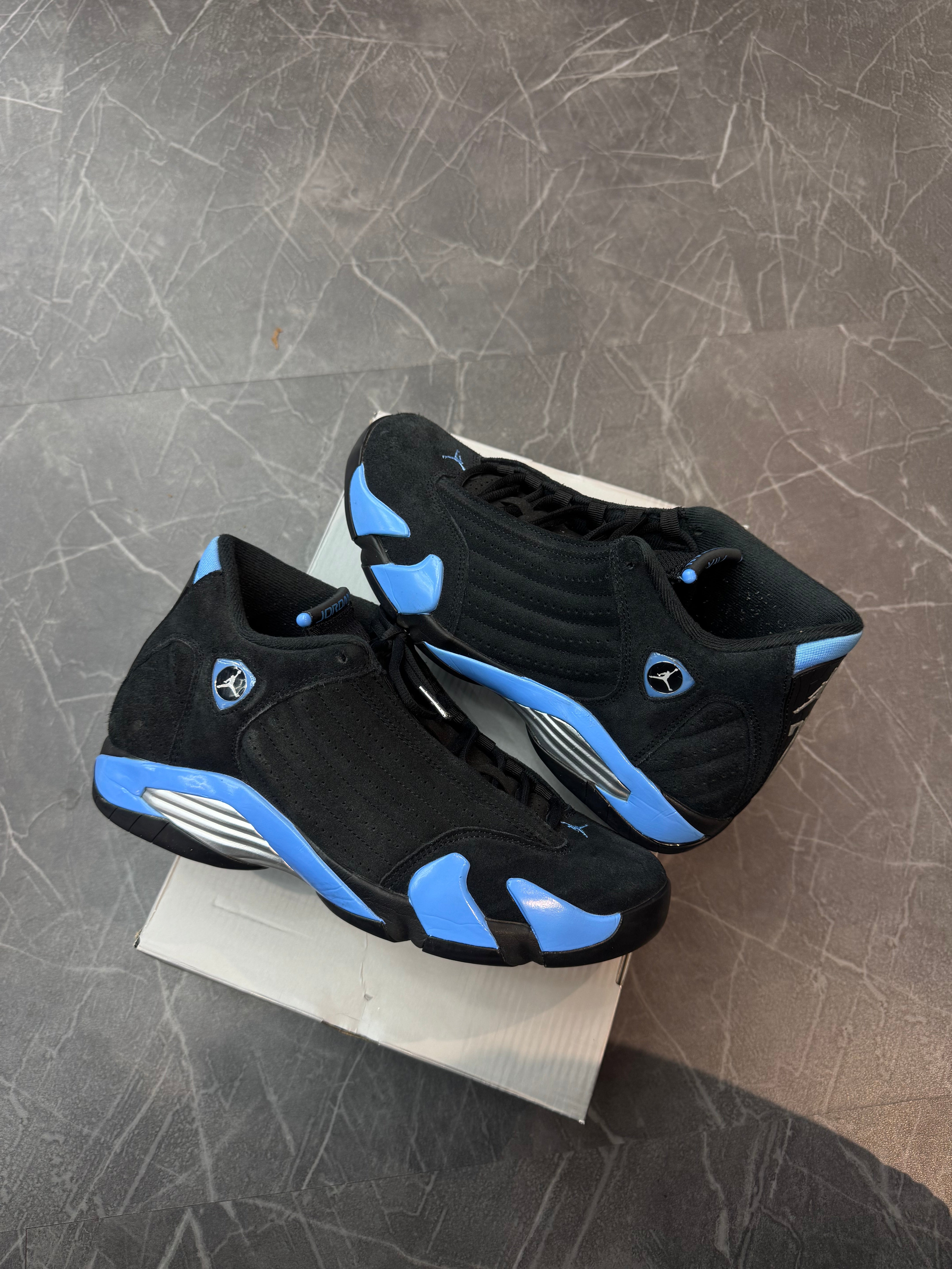 Jordan 14 “Black University Blue” (2026)