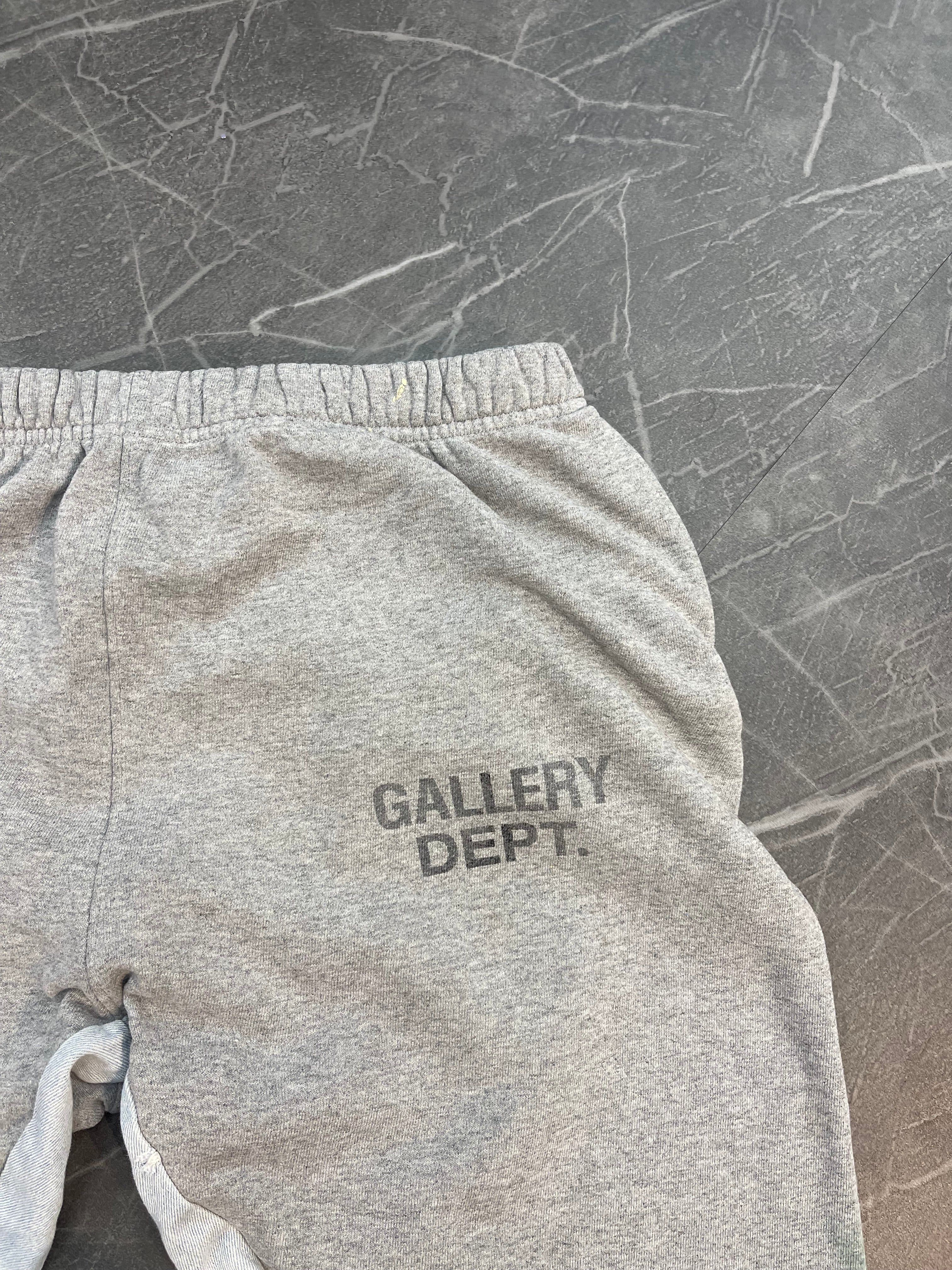 Gallery Dept Painted Flare Sweatpants Grey