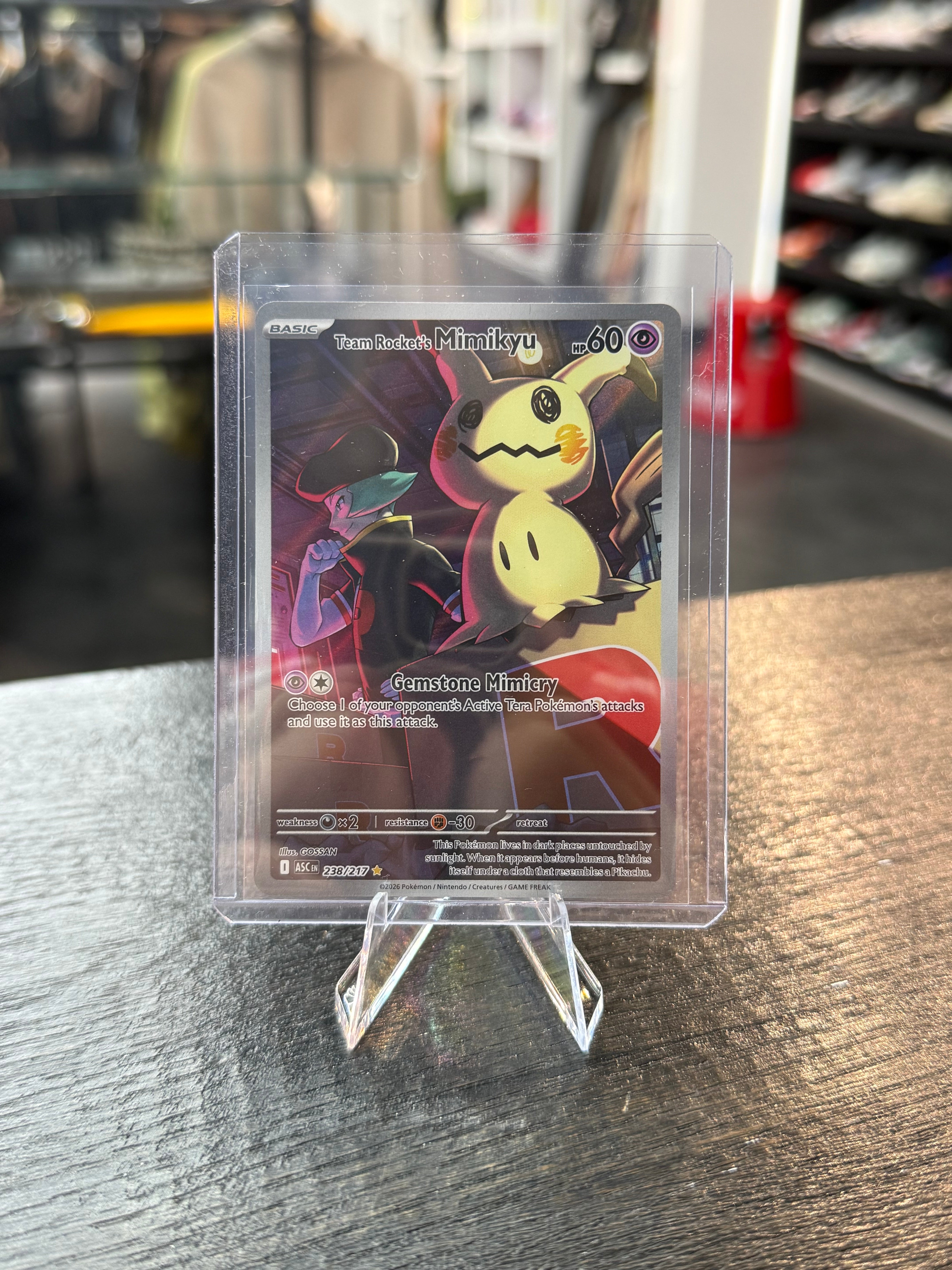 Team Rocket’s Mimikyu 238/217