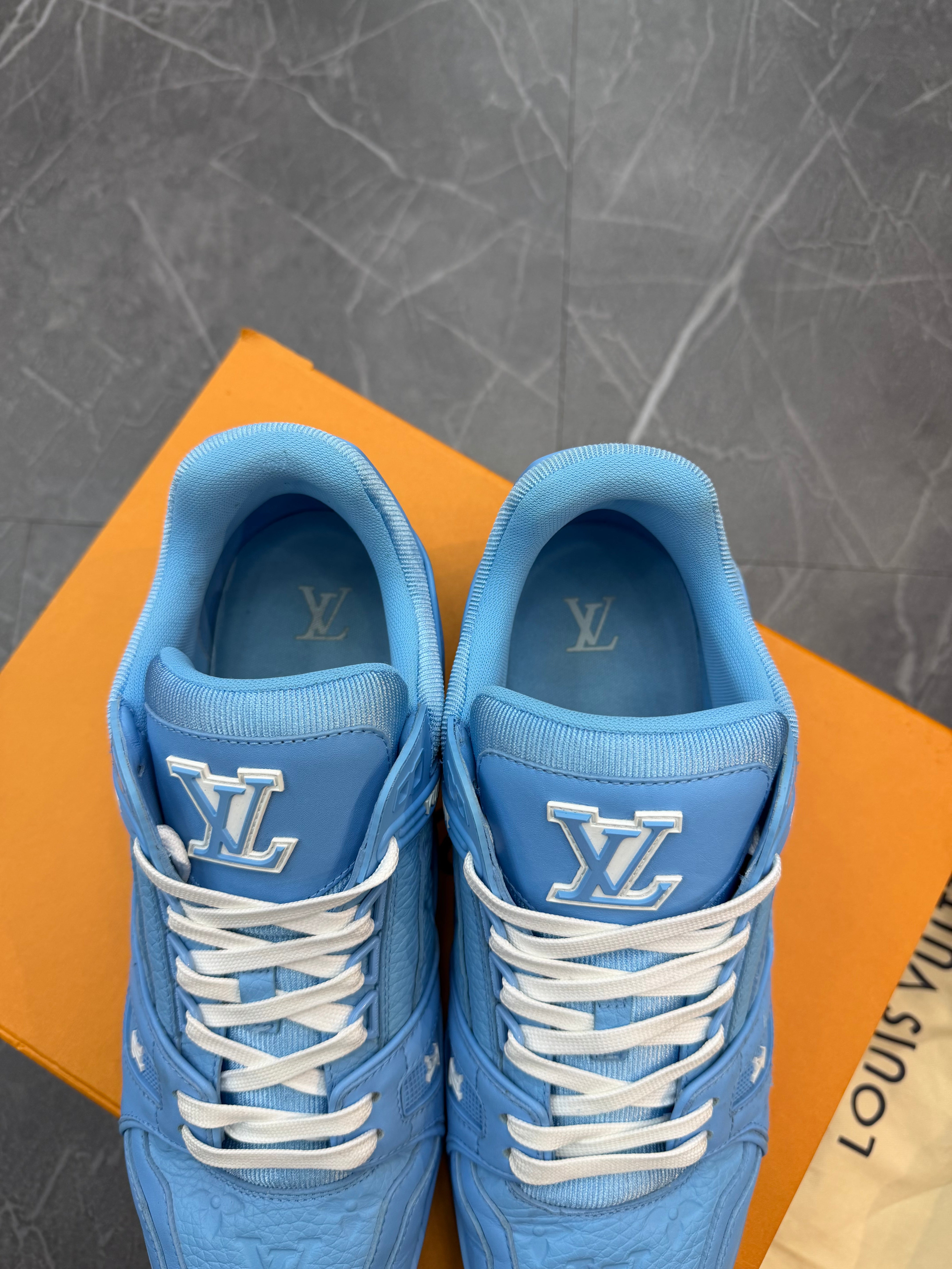 Louis Vuitton Trainer Low Light Blue