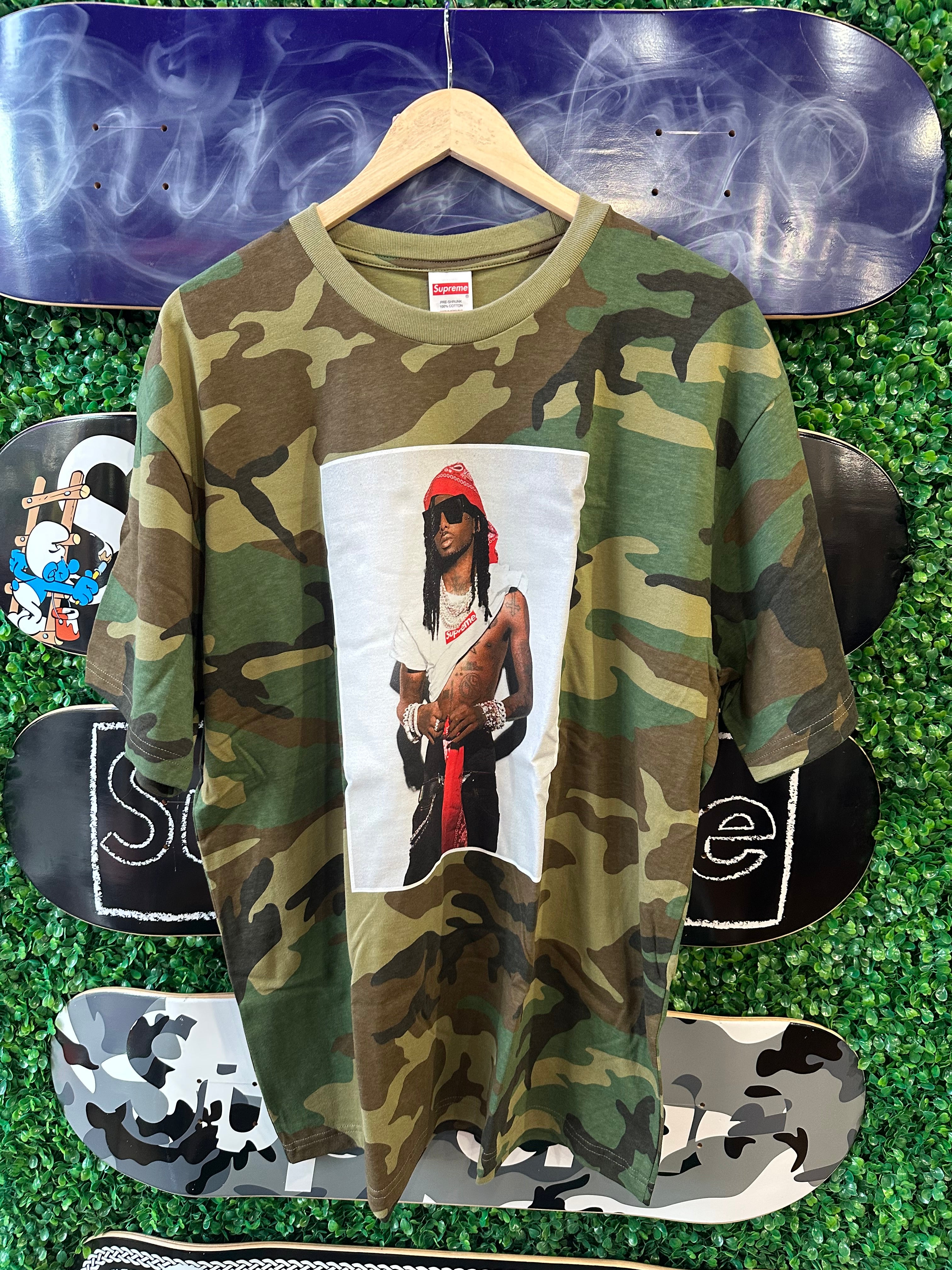 Supreme Playboy Carti Tee “Camo”
