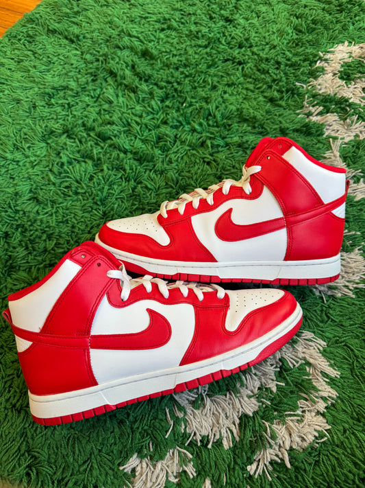 Nike Dunk High “Championship Red”