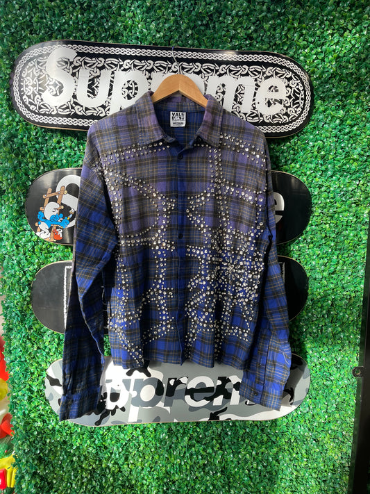 Vale Forever Blue Inferno Flannel