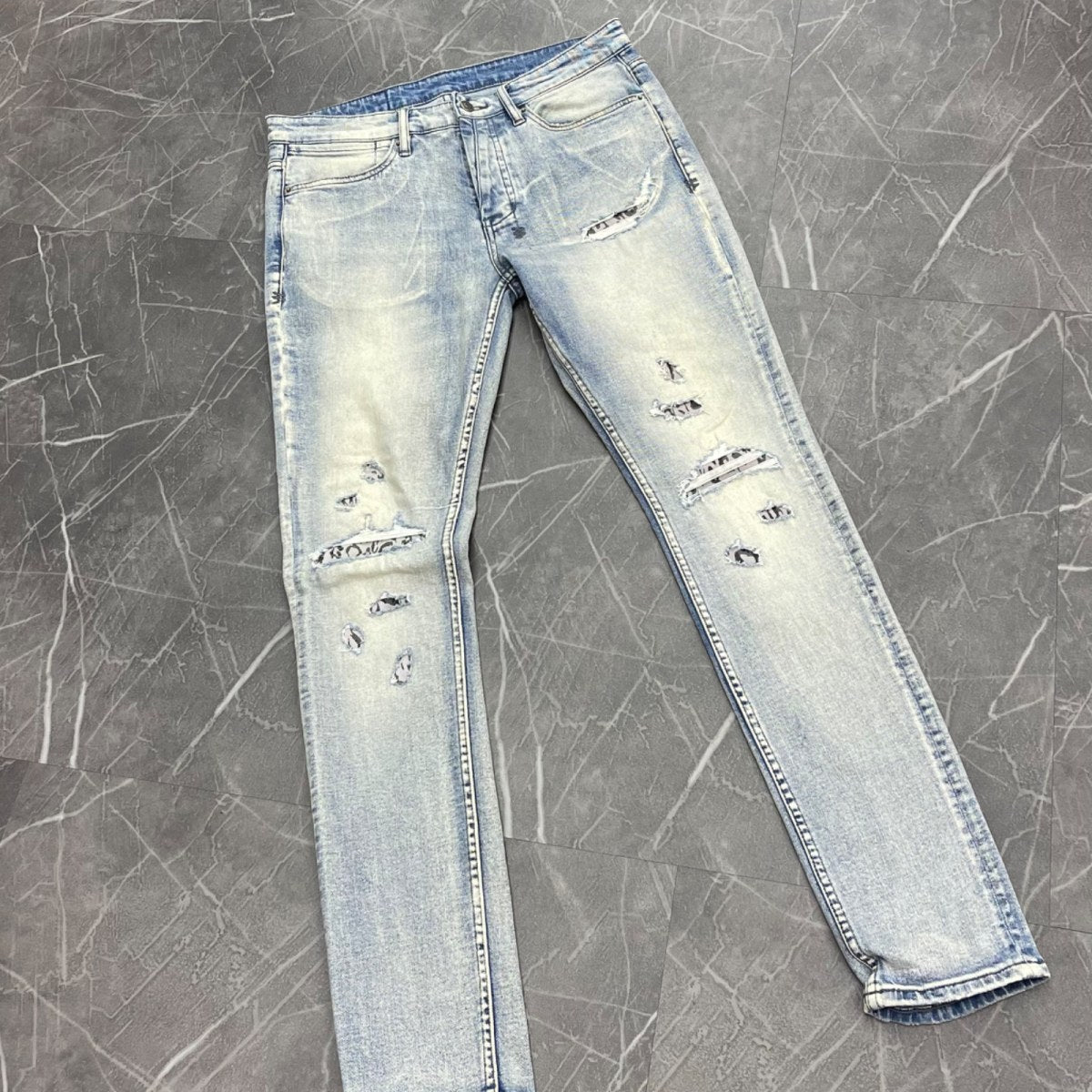 Ksubi blue leopard patch jeans - Image 2