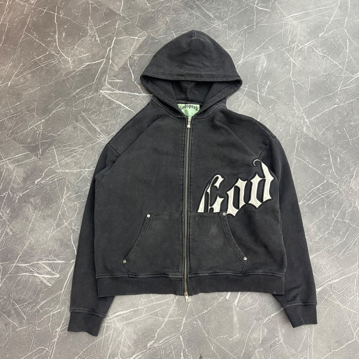 Godsspeed OG Logo V2 Zip Up Hoodie