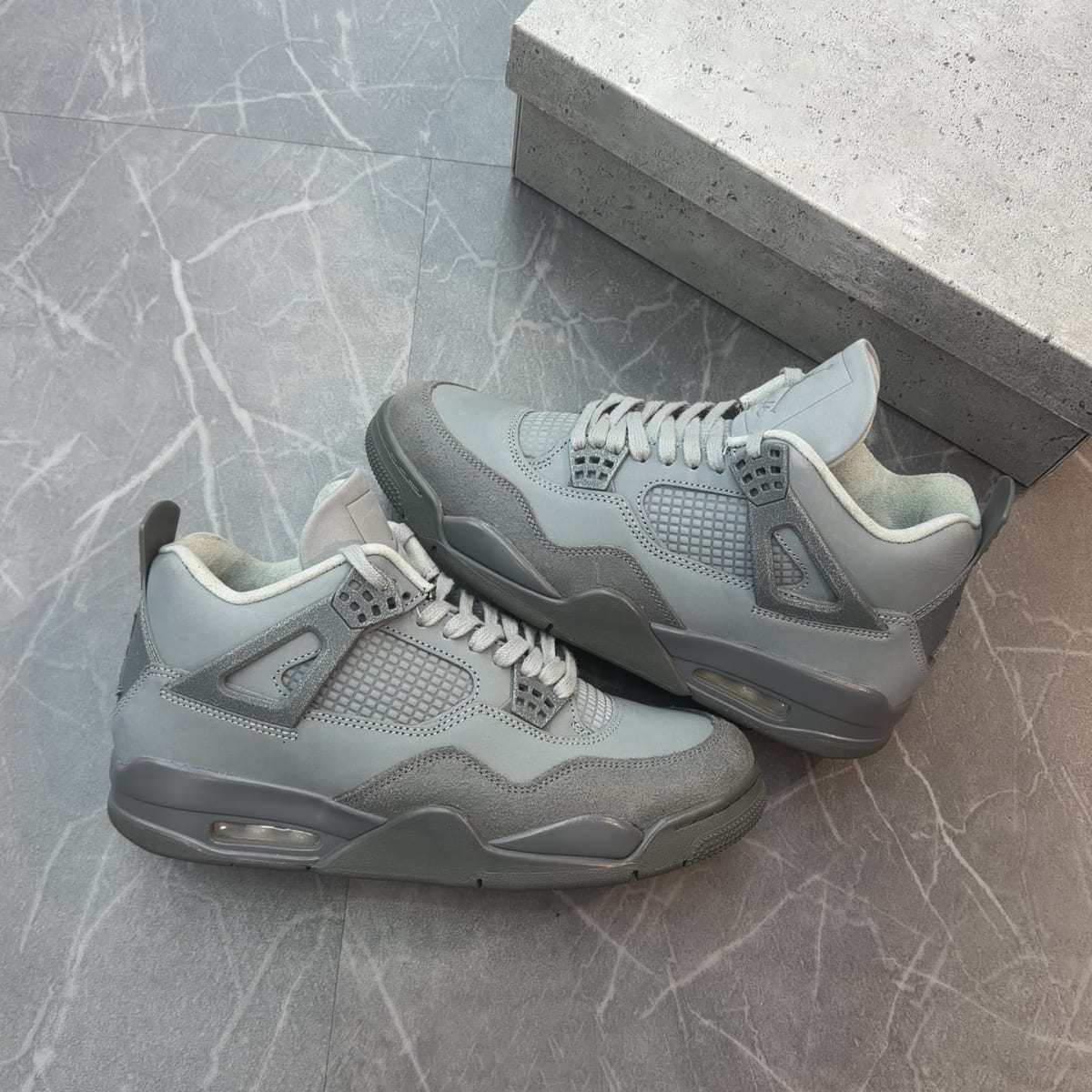 Jordan 4 Retro SE Paris Olympics Wet Cement (Size 9) (Lightly Worn)