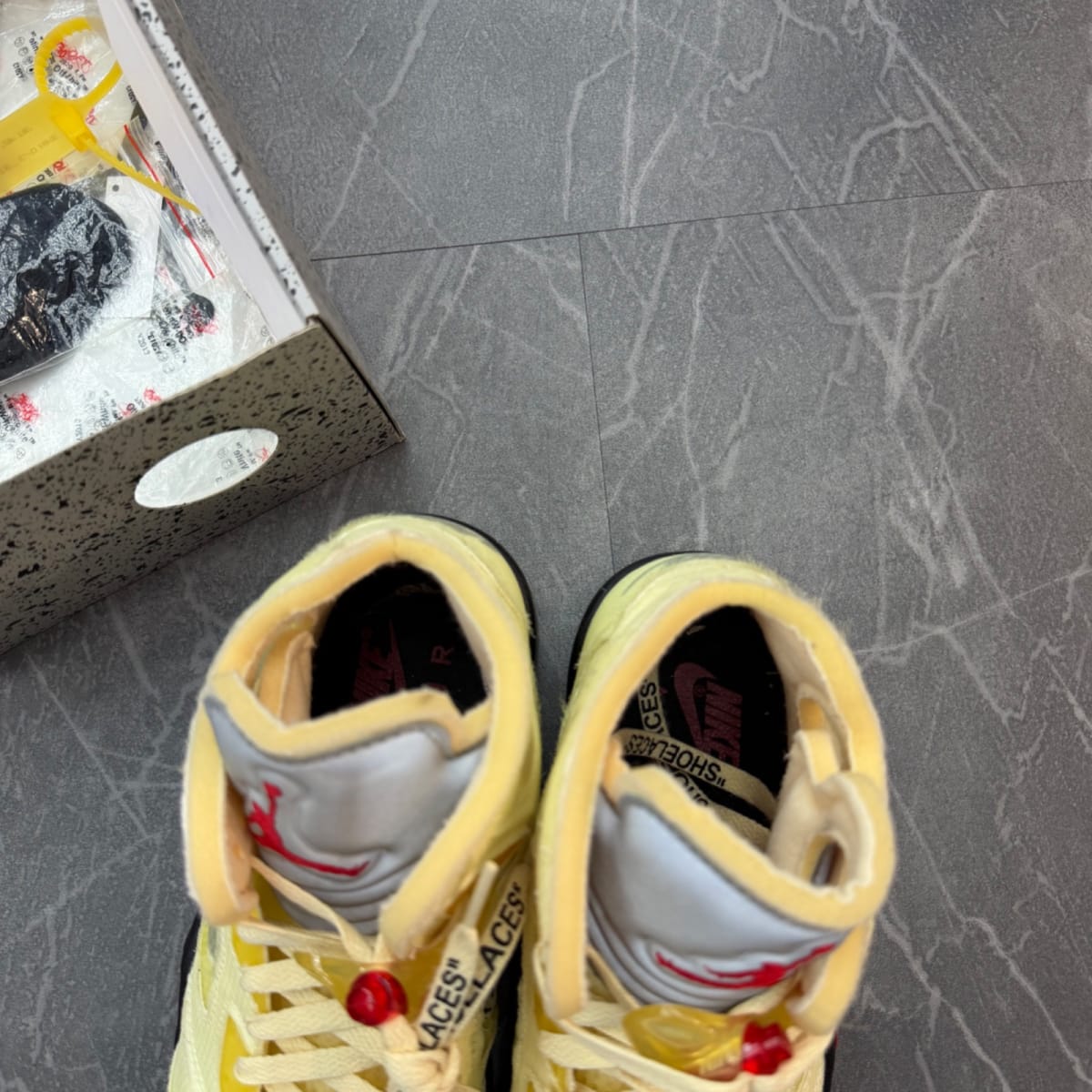 Jordan 5 Retro Off-White Sail - Image 3