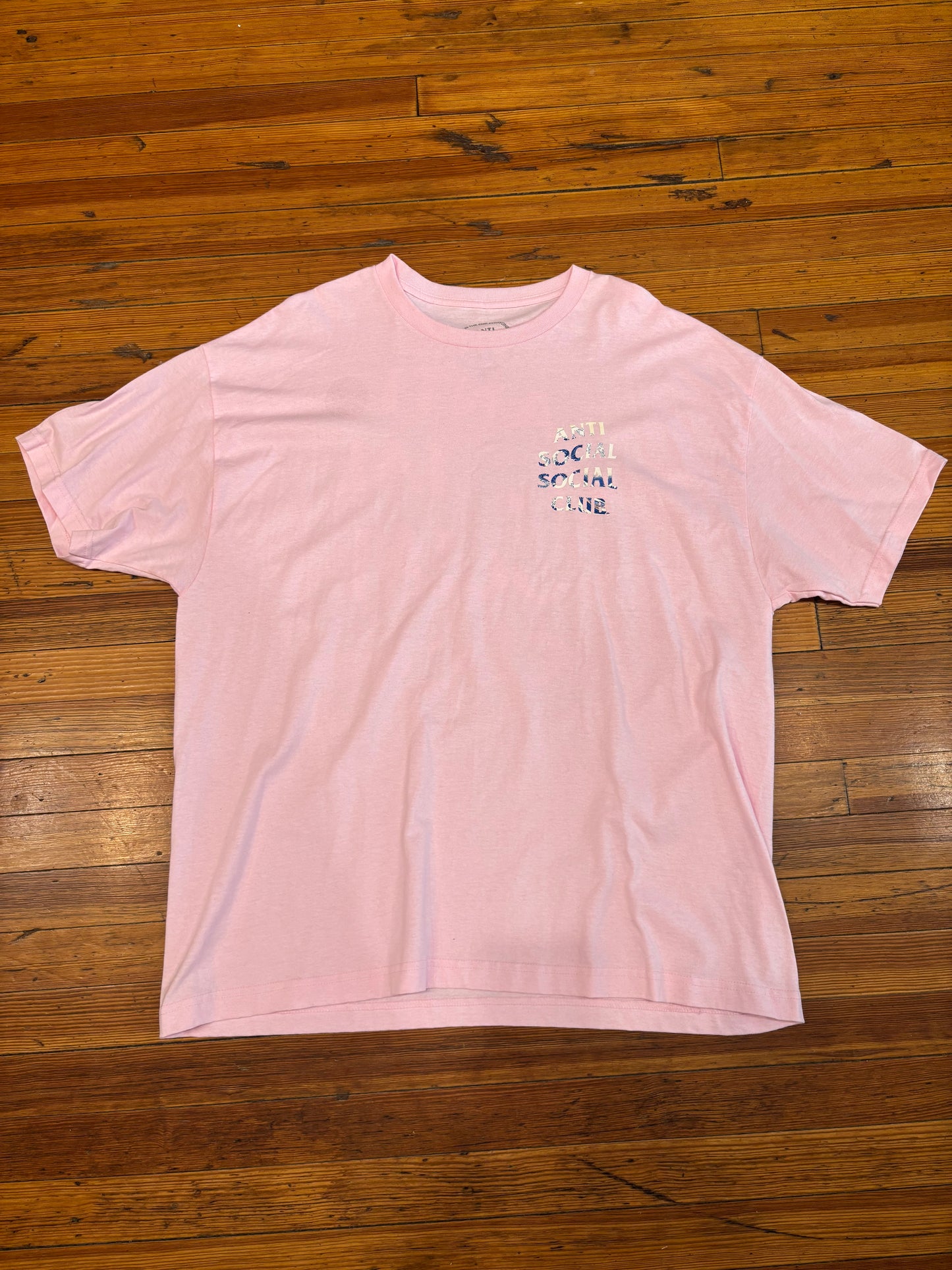 Anti Social Social Club Wave Tee “Pink”