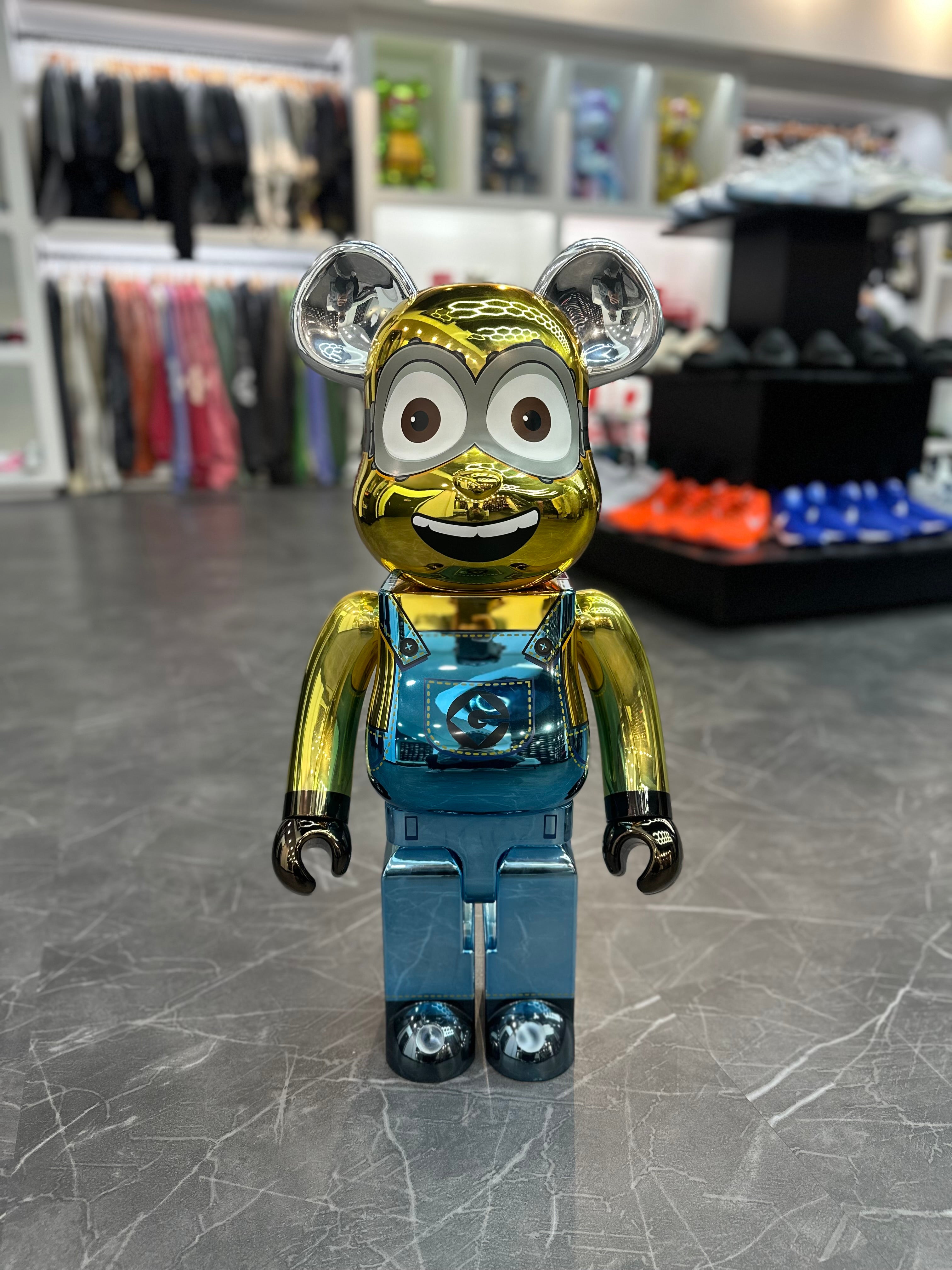 Bearbrick 1000% “Minion DAVE Chrome Ver.”