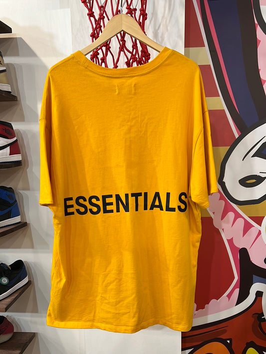 Essentials OG Back Logo Tee “Yellow”