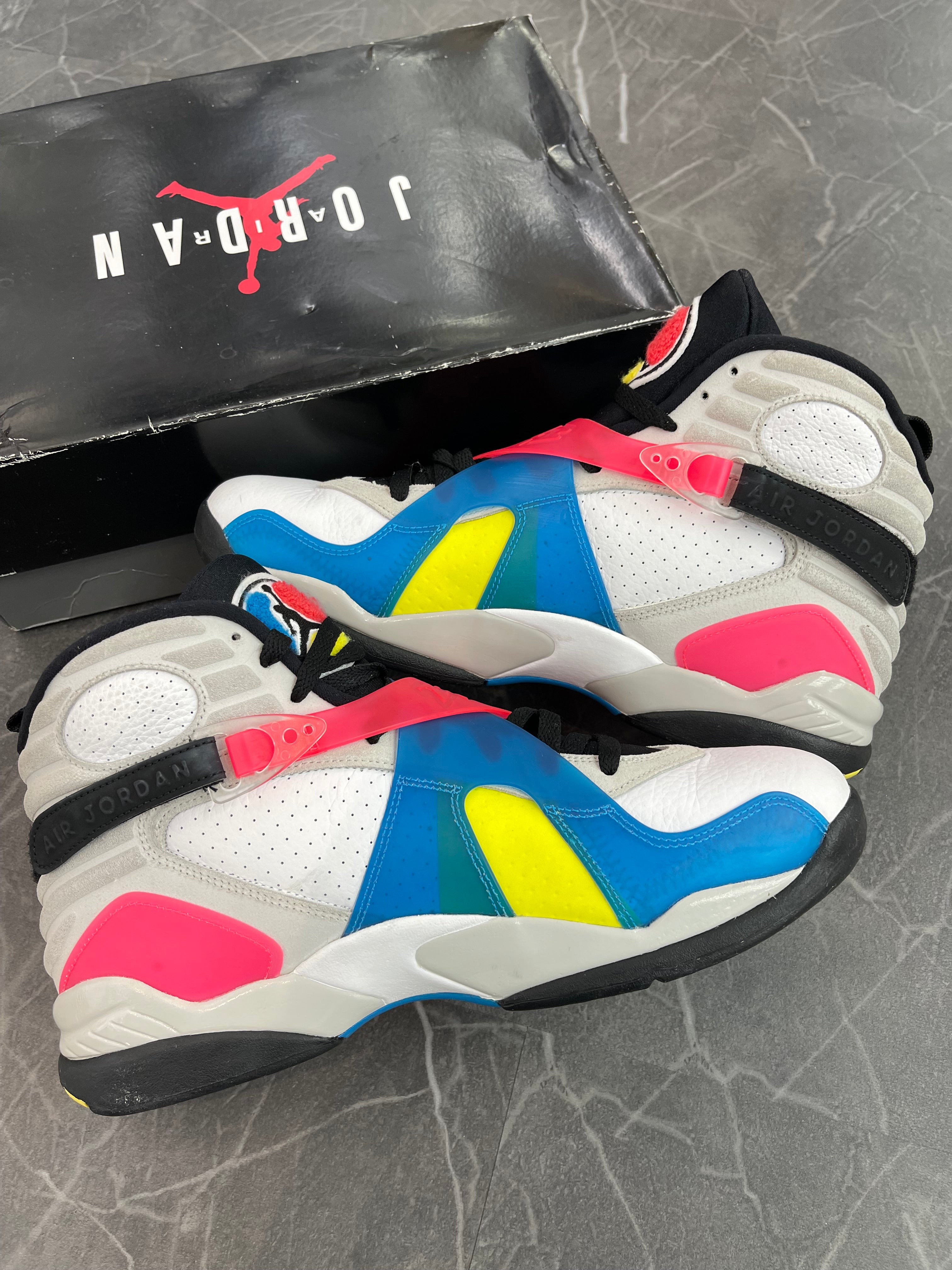 Jordan 8 “White Multicolor”