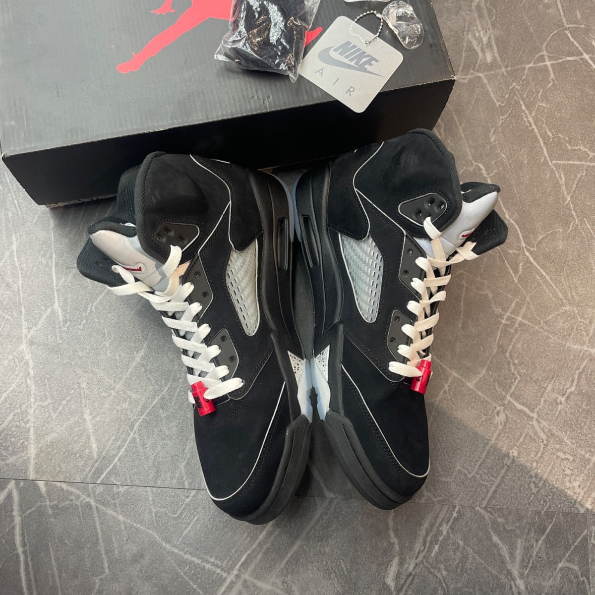 Jordan 5 Retro OG Black Metallic Reimagined (Size 10.5) (Lightly Worn)