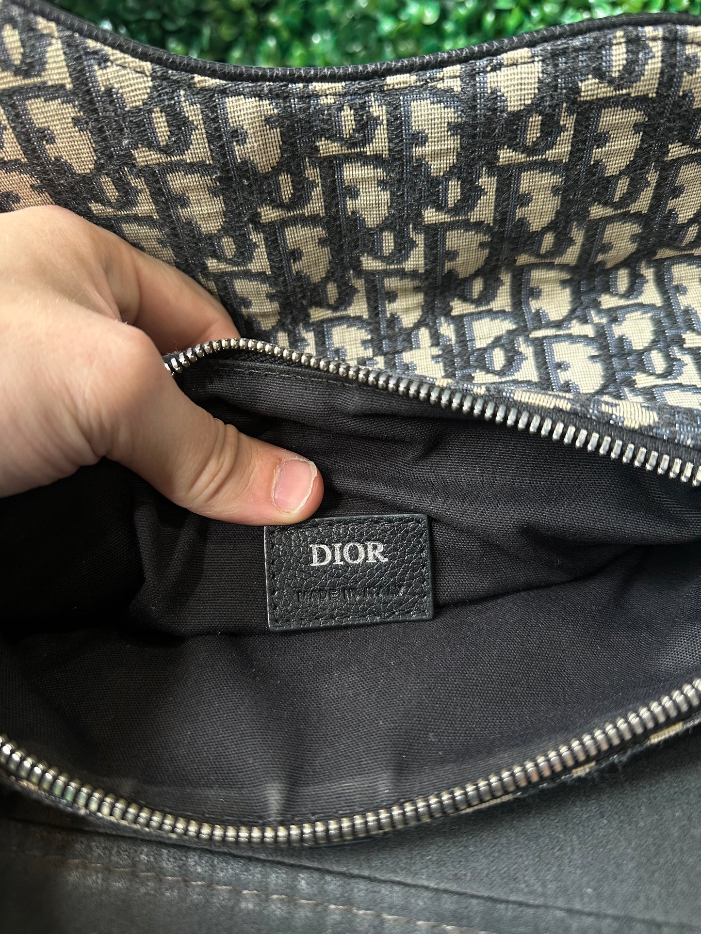 Dior Saddle Bag Oblique Jacquard