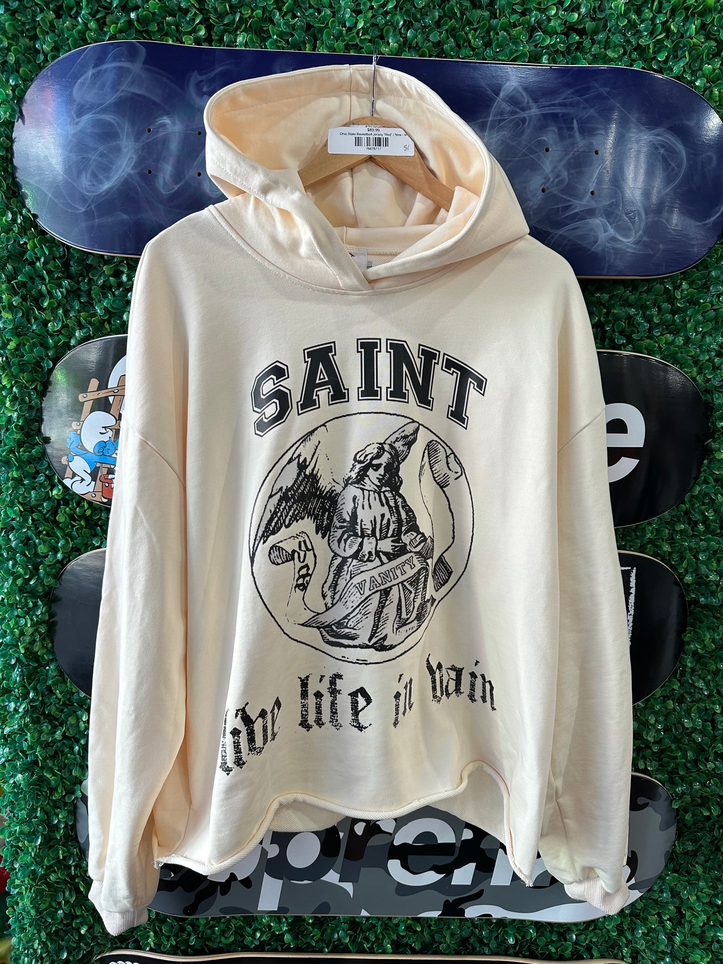 Saint Vanity Hoodie “Cream”