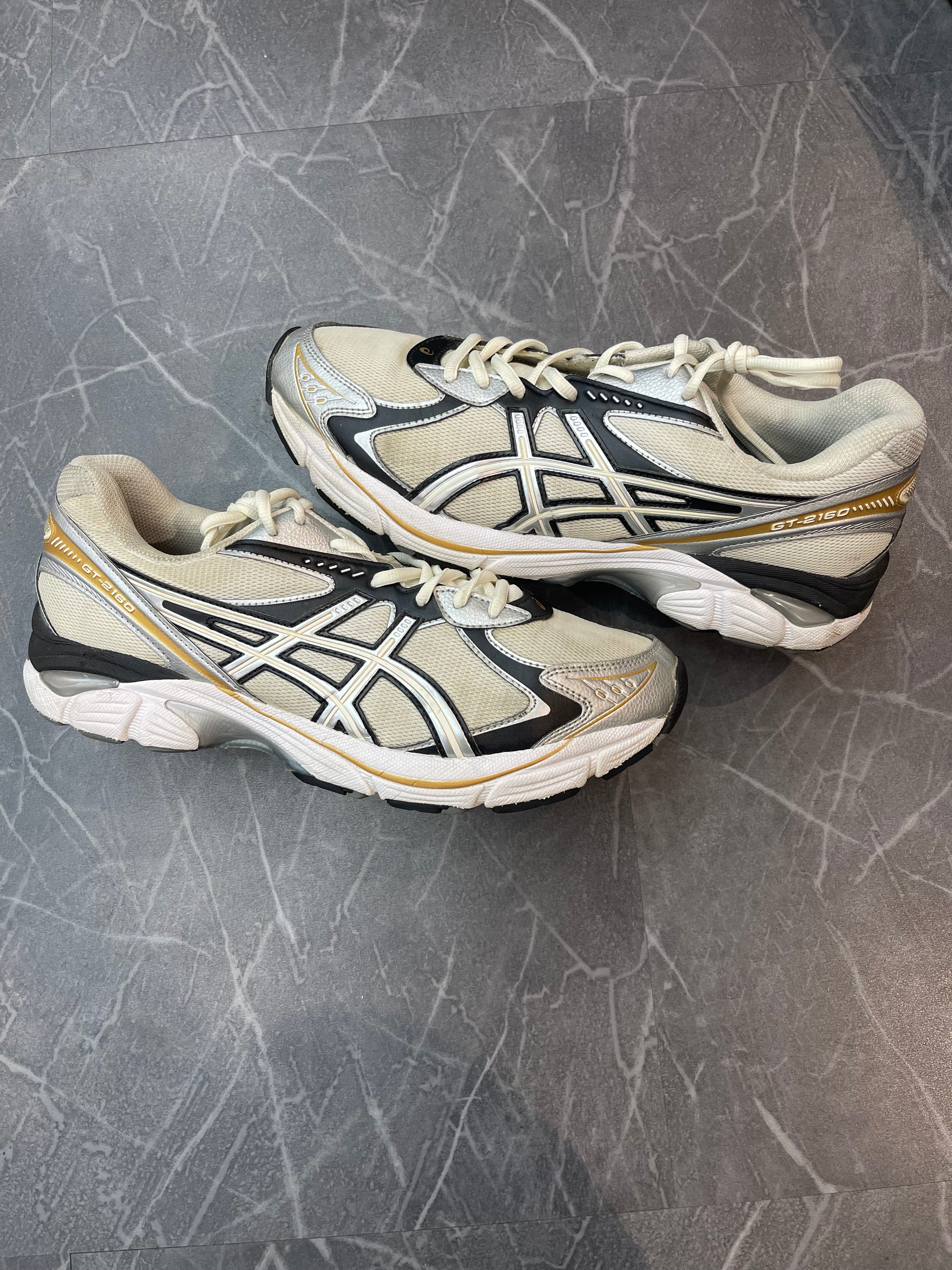 ASICS gt-2160 cream pure silver gold