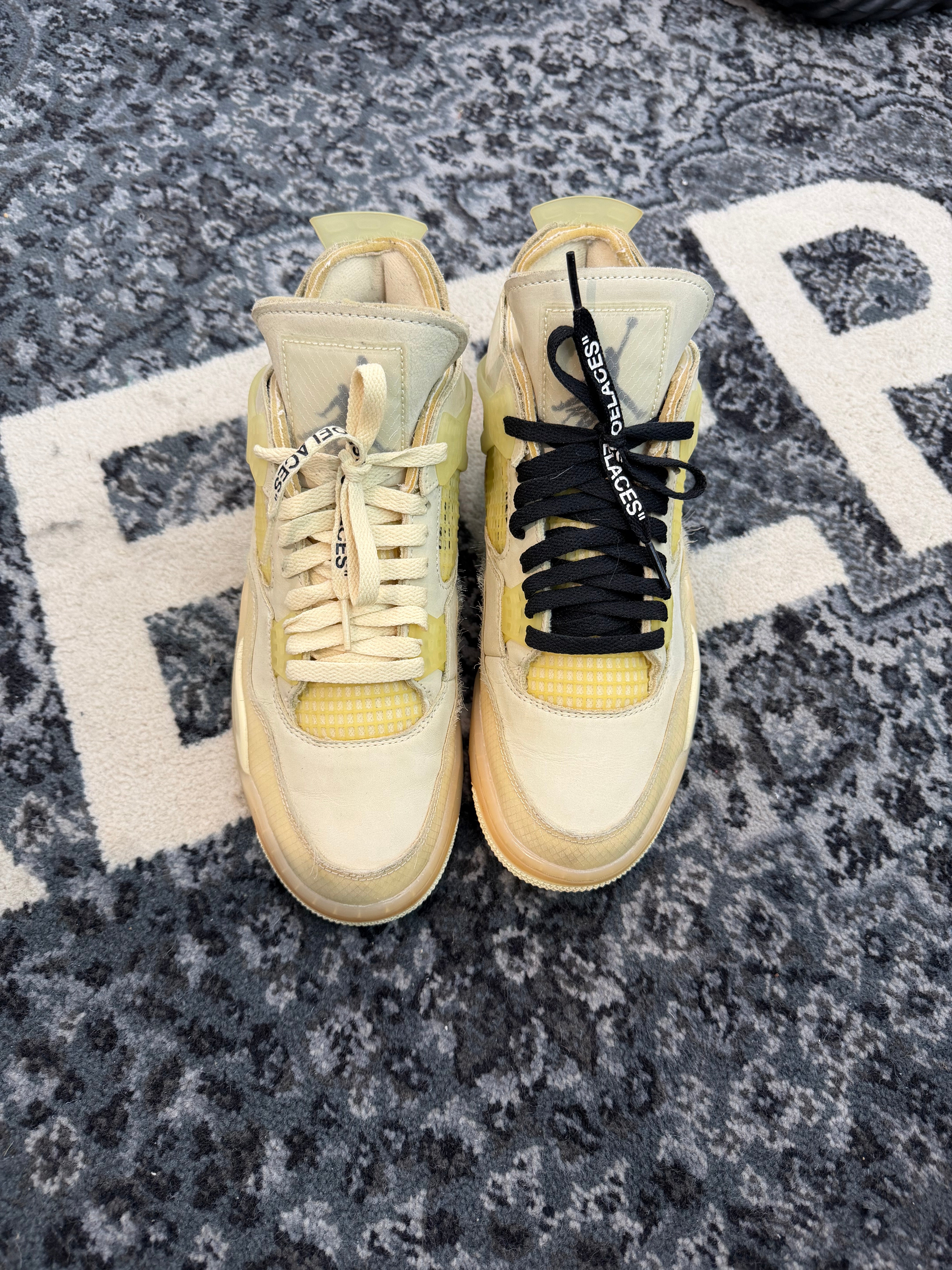 Jordan 4 x Off-White “Sail”