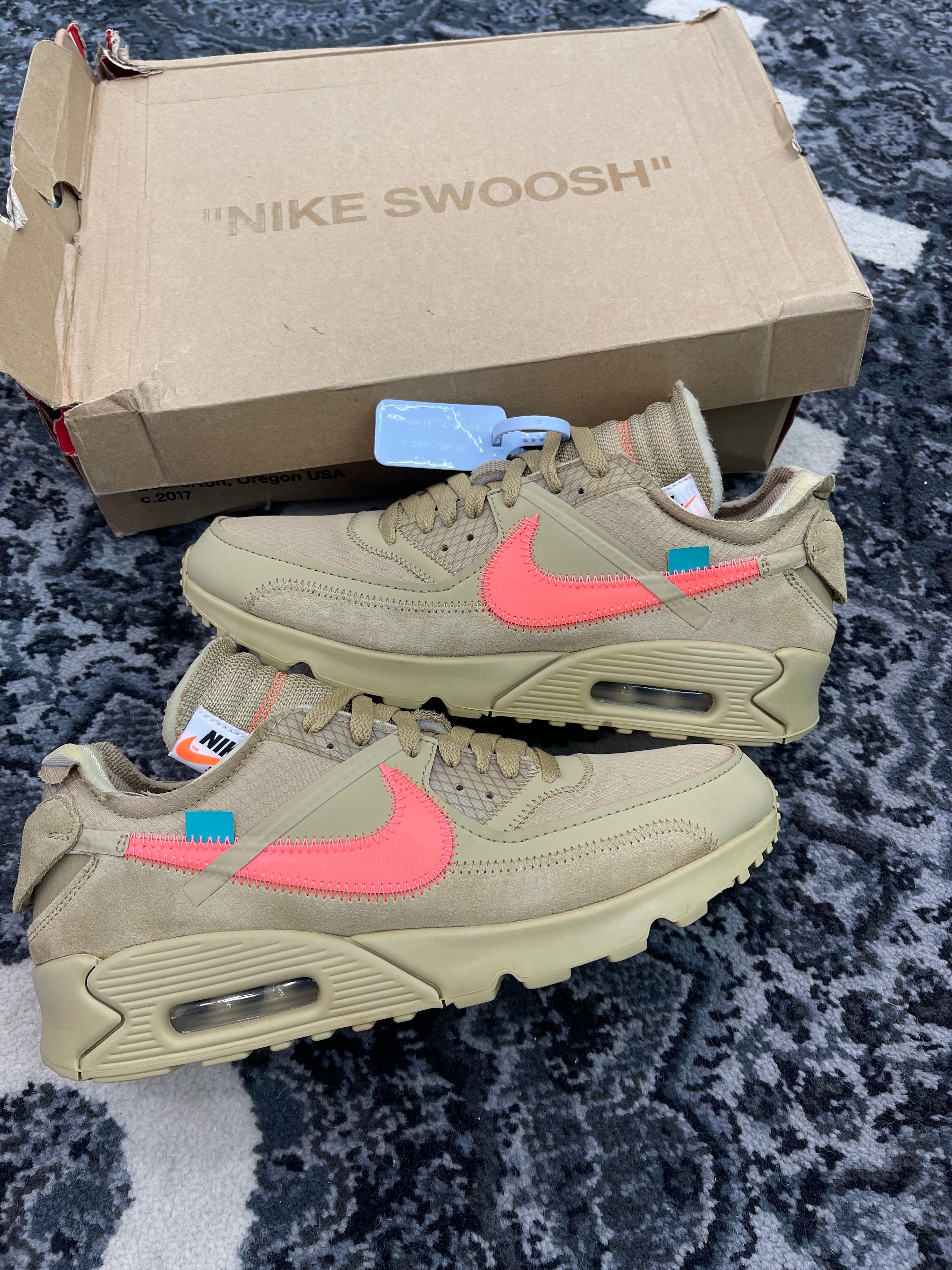 Nike x Off White Air Max 90 “Desert Ore”