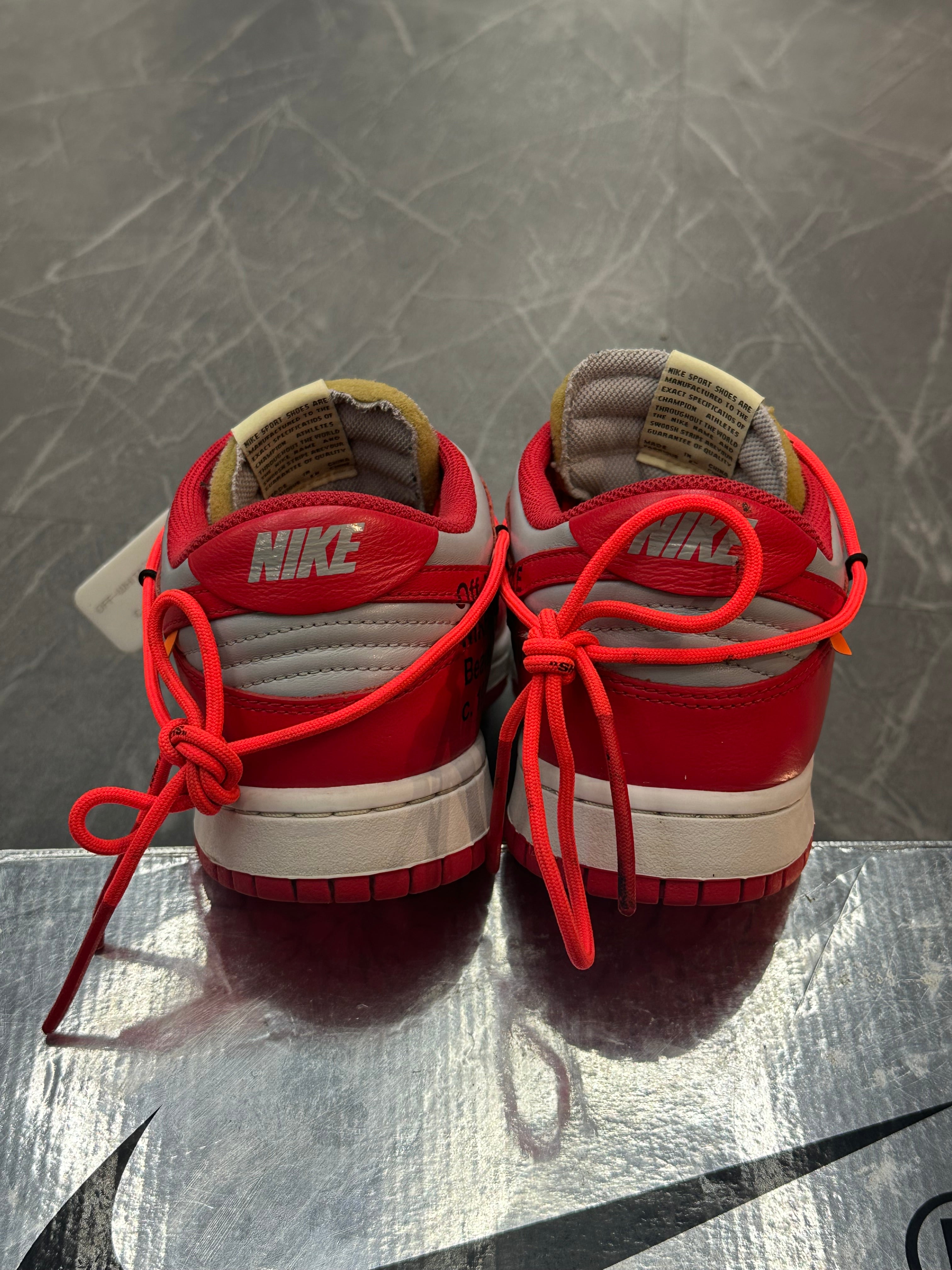 Off-White Dunk Low “University Red”