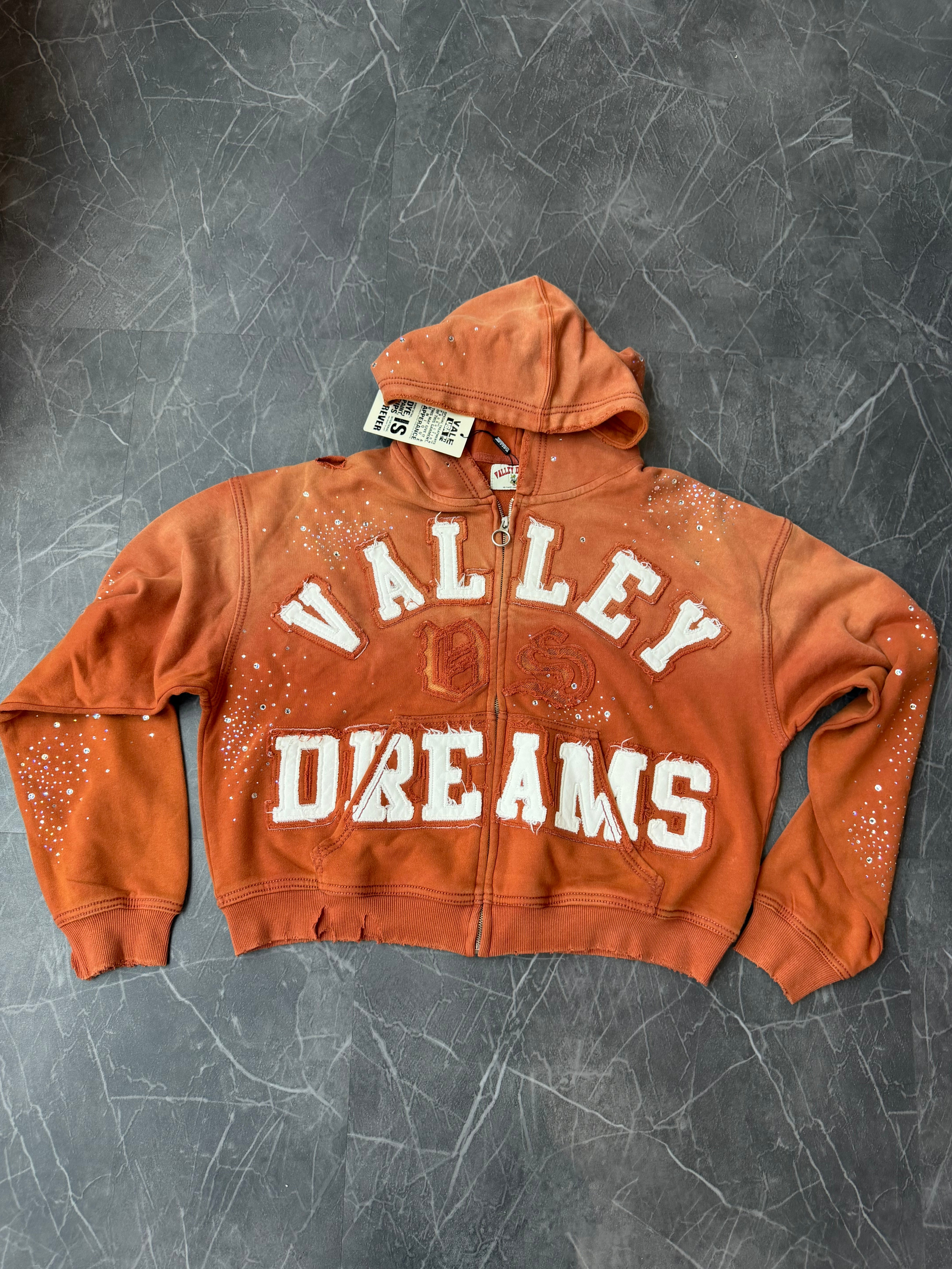 Vale Zip Up Classico “Orange”