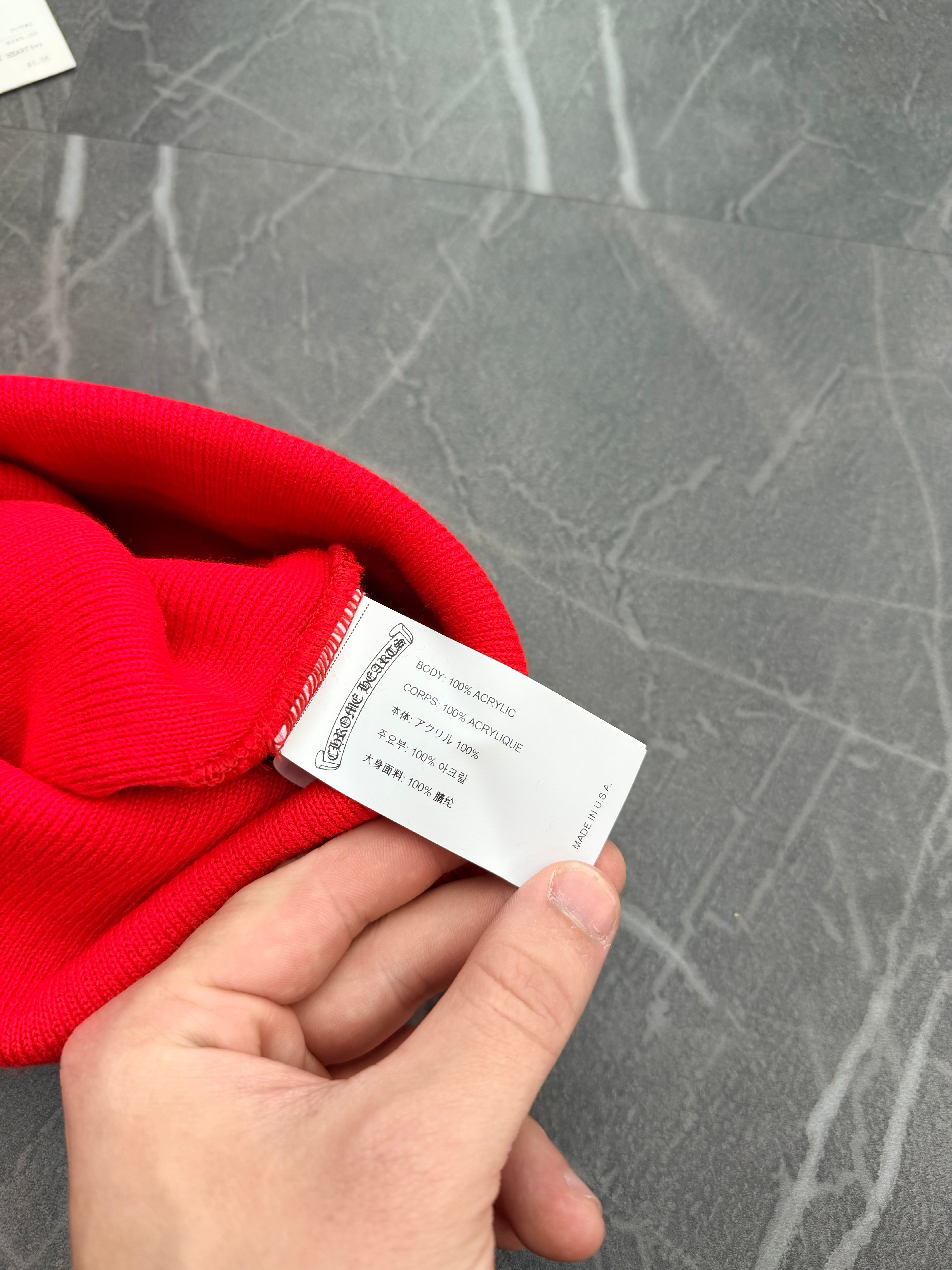 Chrome Hearts Beanie “Red”