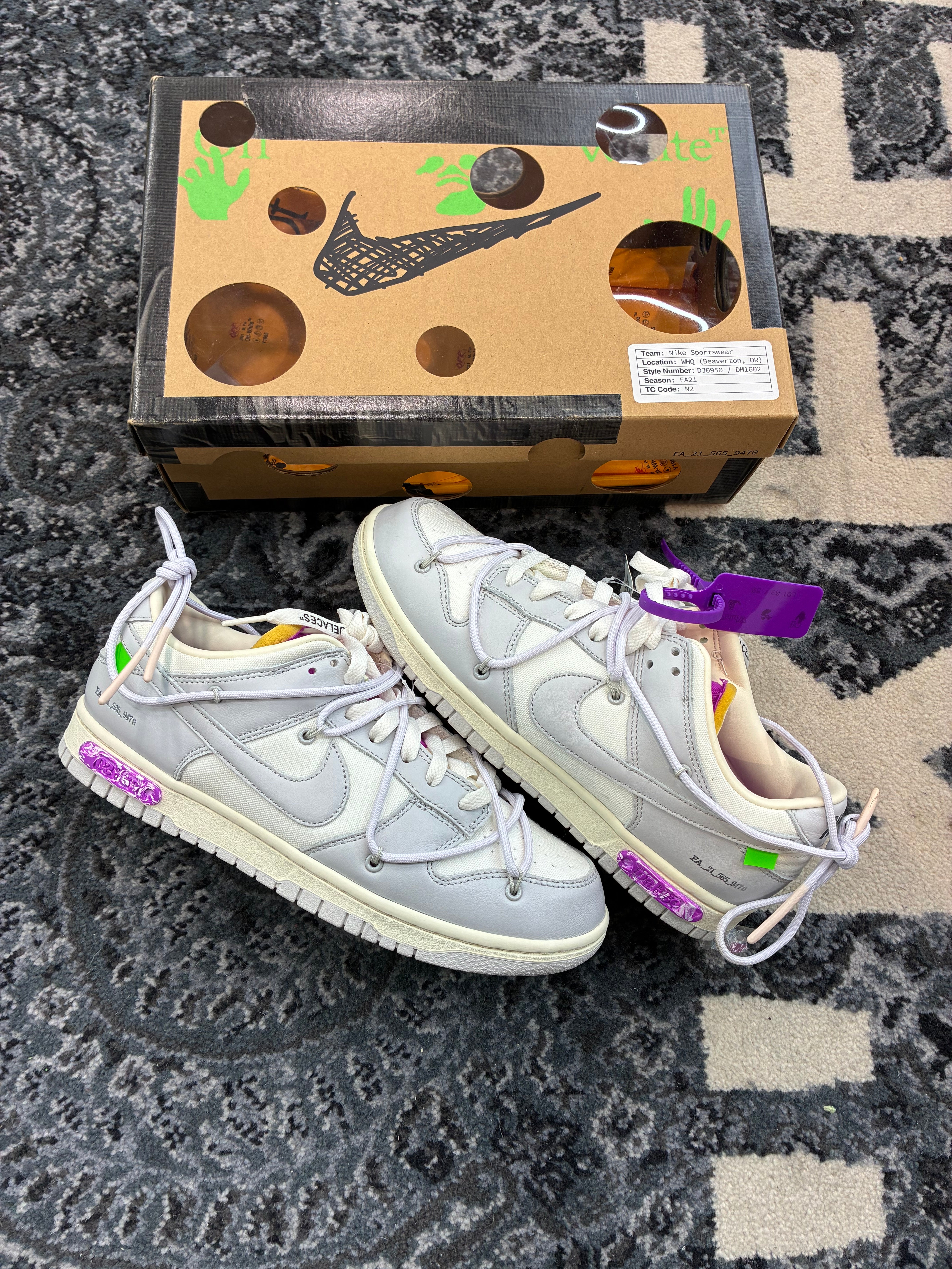 Nike Dunk Low x Off-White “Lot 3”